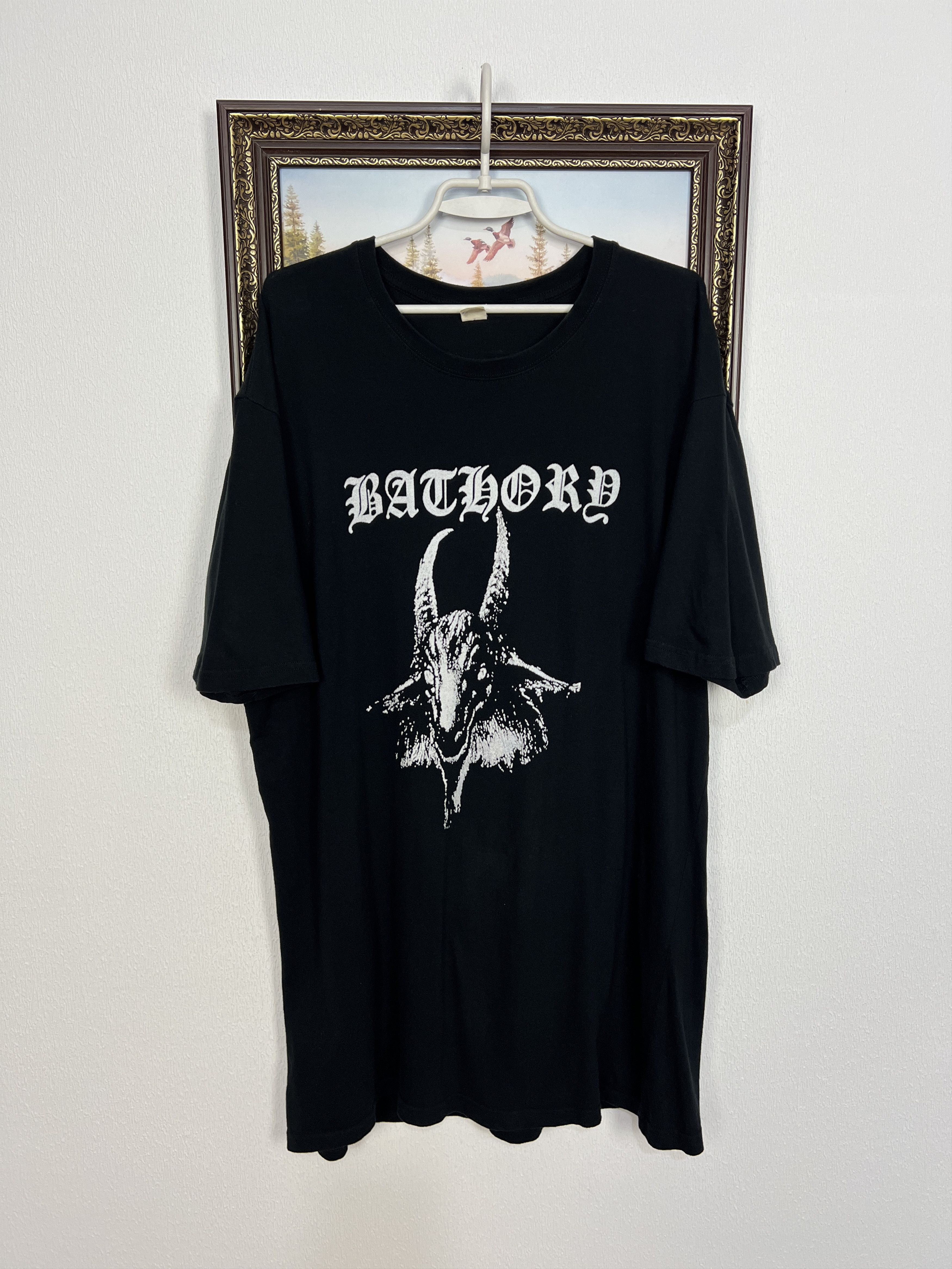 Vintage Bathory Band Over Print Shirt Tee Rare Big Goat Metal Sz 4XL Size US XXL / EU 58 / 5 - 1 Thumbnail