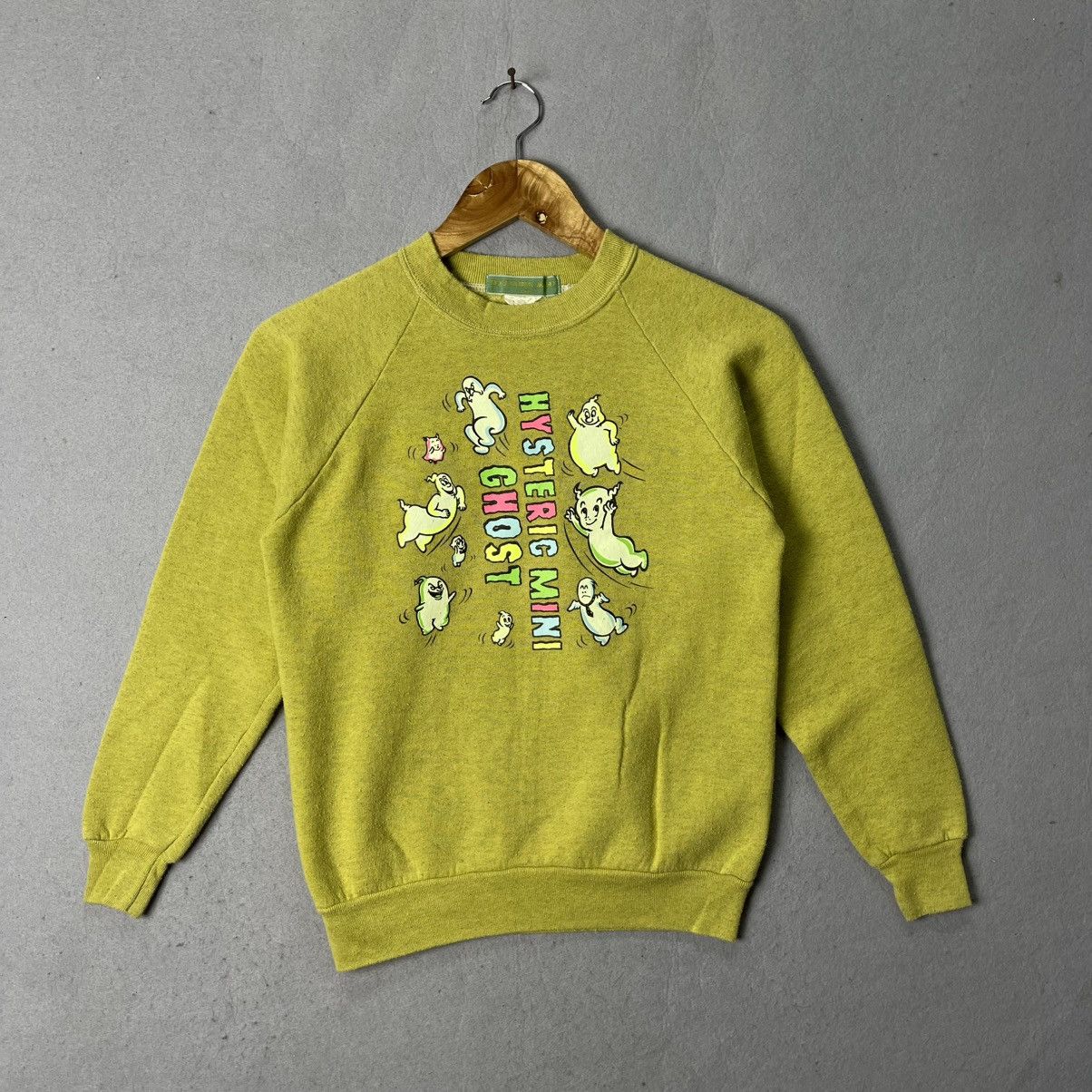Hysteric Glamour Vintage Hysteric Mini Ghost Graphic Sweatshirt Harajuku Size US S / EU 44-46 / 1 - 1 Thumbnail