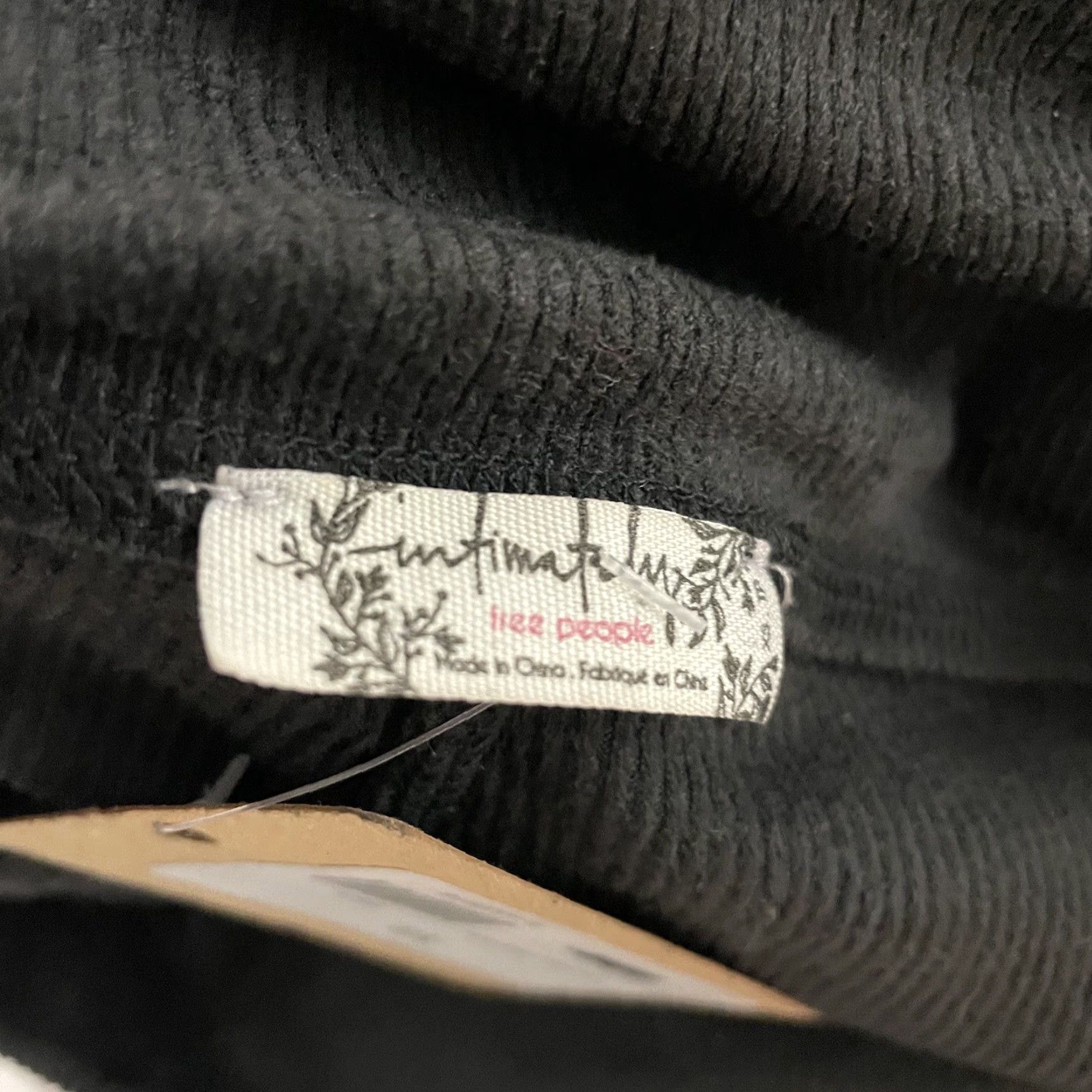 Free People FREE People Intimately Khordney Leggings Pants Womens XS Black Lounge Pants XS Women Black Size 26" / US 2 / IT 38 - 2 Thumbnail