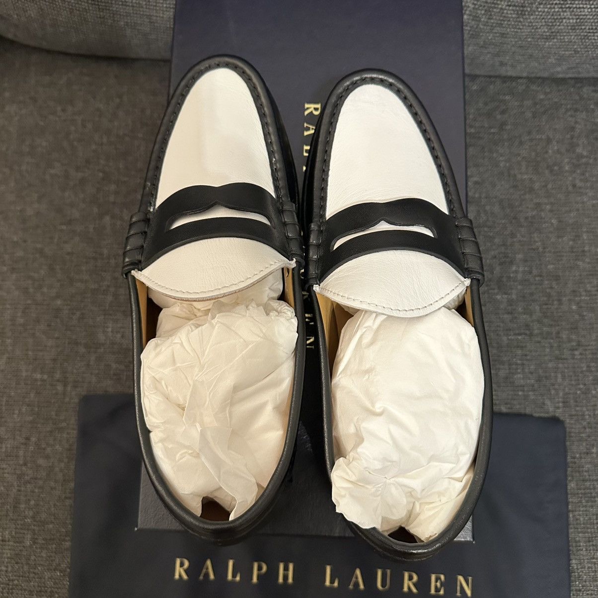 Ralph Lauren Purple Label Ralph Lauren Purple Label Loafer Chalmers Black White Size US 8 / IT 38 - 3 Thumbnail