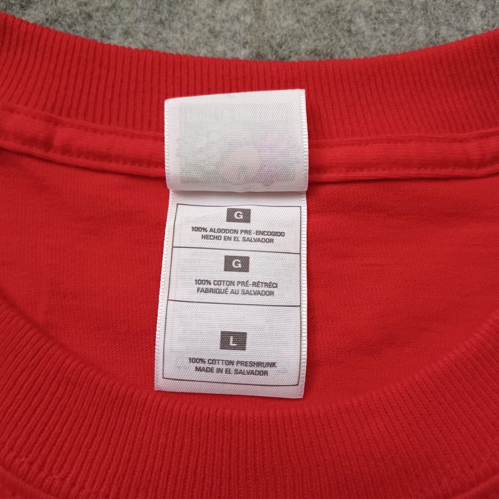 Fruit Of The Loom Clif Shot T Shirt Mens L Red The Natural Energy Gel Logo Two Sided Short Sleeve Shirt Men Red Nike Size US L / EU 52-54 / 3 - 7 Thumbnail
