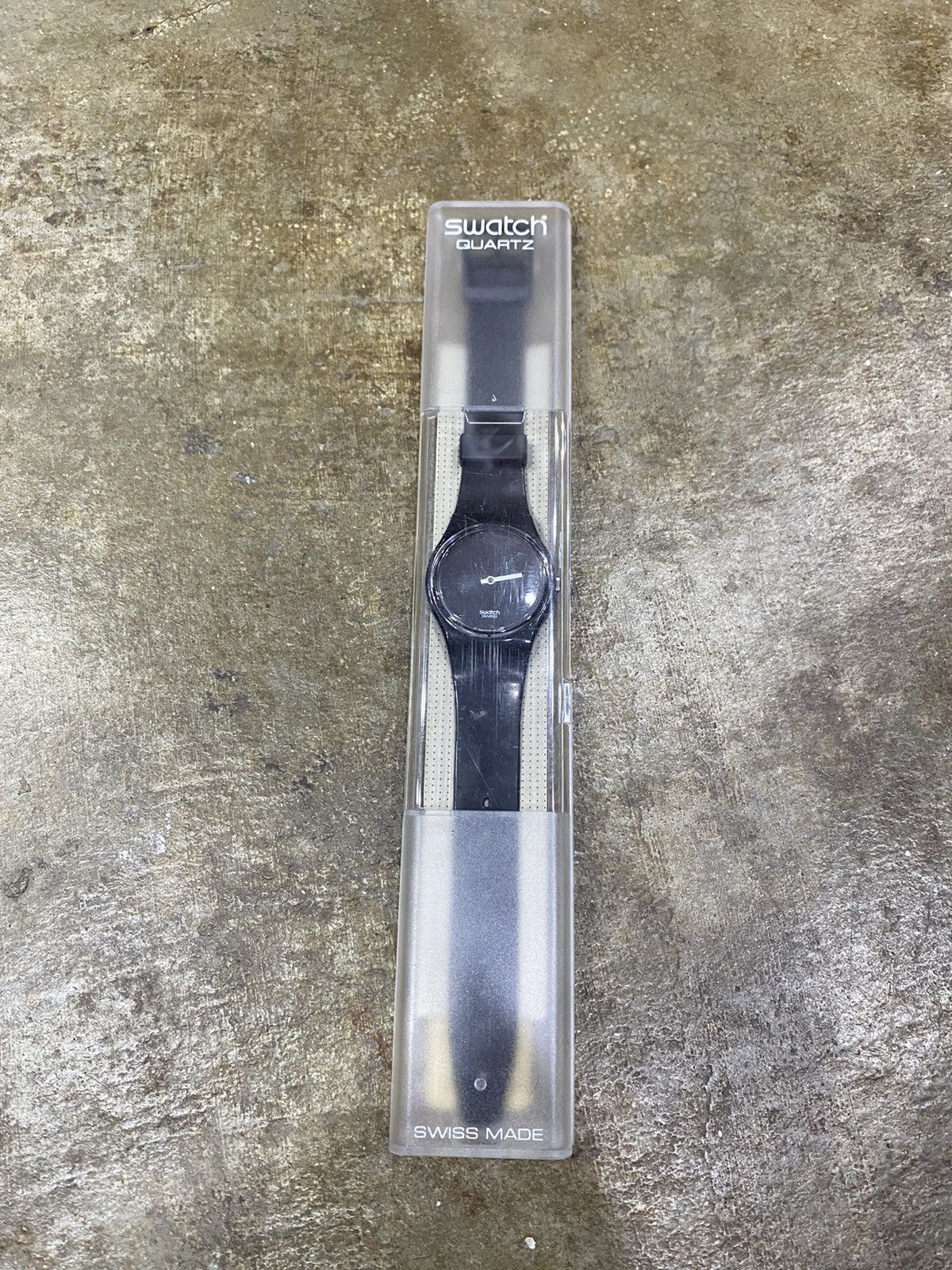 Swatch × Vintage Vintage 90s Swatch Black & white watch Size ONE SIZE - 8 Thumbnail