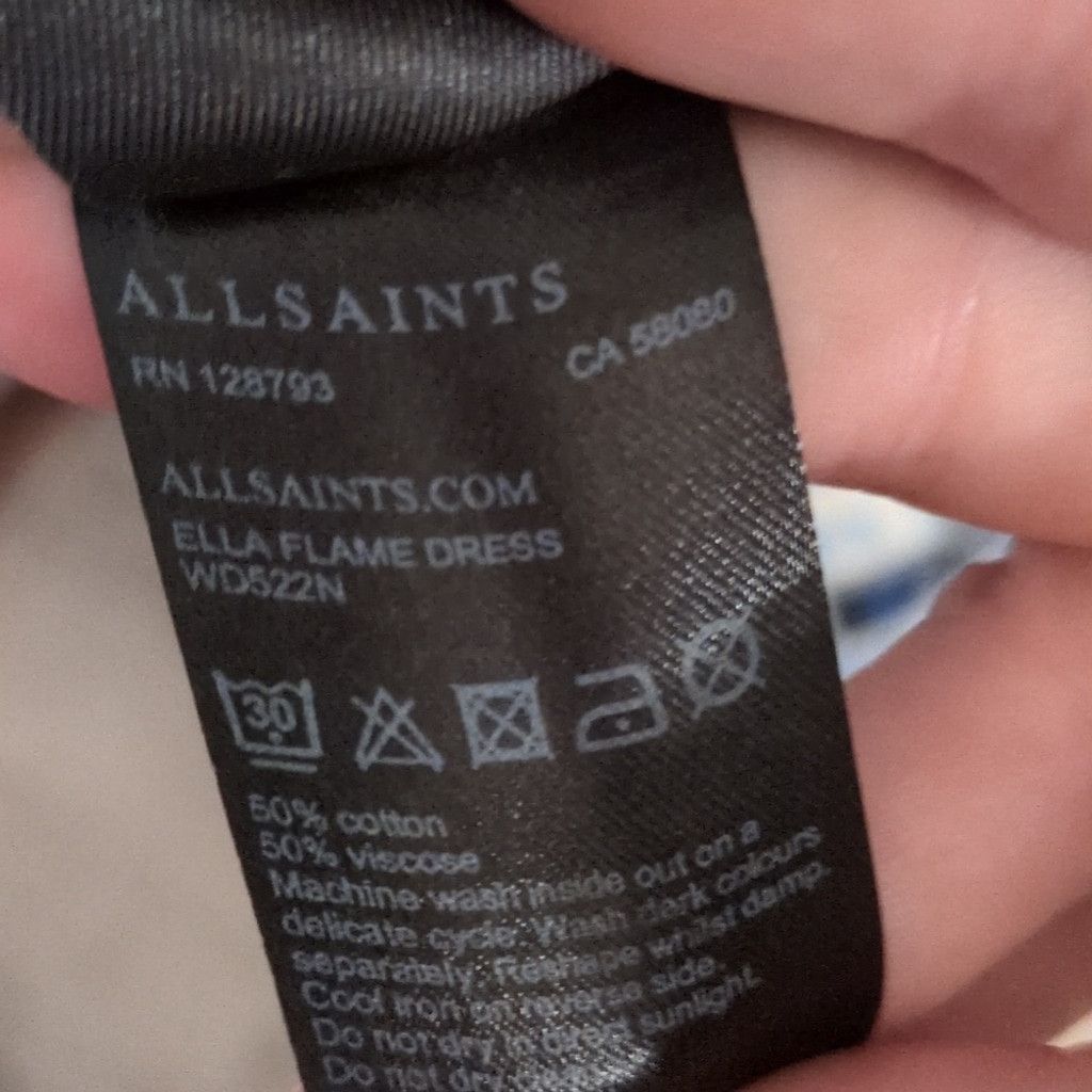 Allsaints AllSaints Ella Flame Assymetrical Gray Marl Tank Dress Sz. S Size S / US 4 / IT 40 - 7 Thumbnail