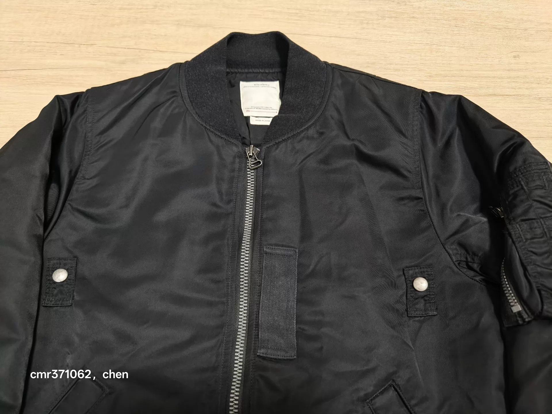 Visvim VISVIM 19AW THORSON JKT MA1 Black 2 Mud-Dyed Size US M / EU 48-50 / 2 - 2 Thumbnail
