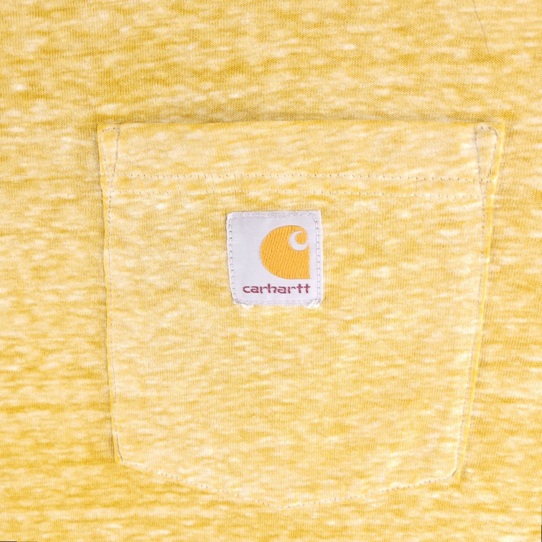 Carhartt VINTAGE Carhartt Shirt Mens XL 2XL Yellow Work Heather Pocket Tee Short Sleeve Oversize Size US XXL / EU 58 / 5 - 2 Thumbnail