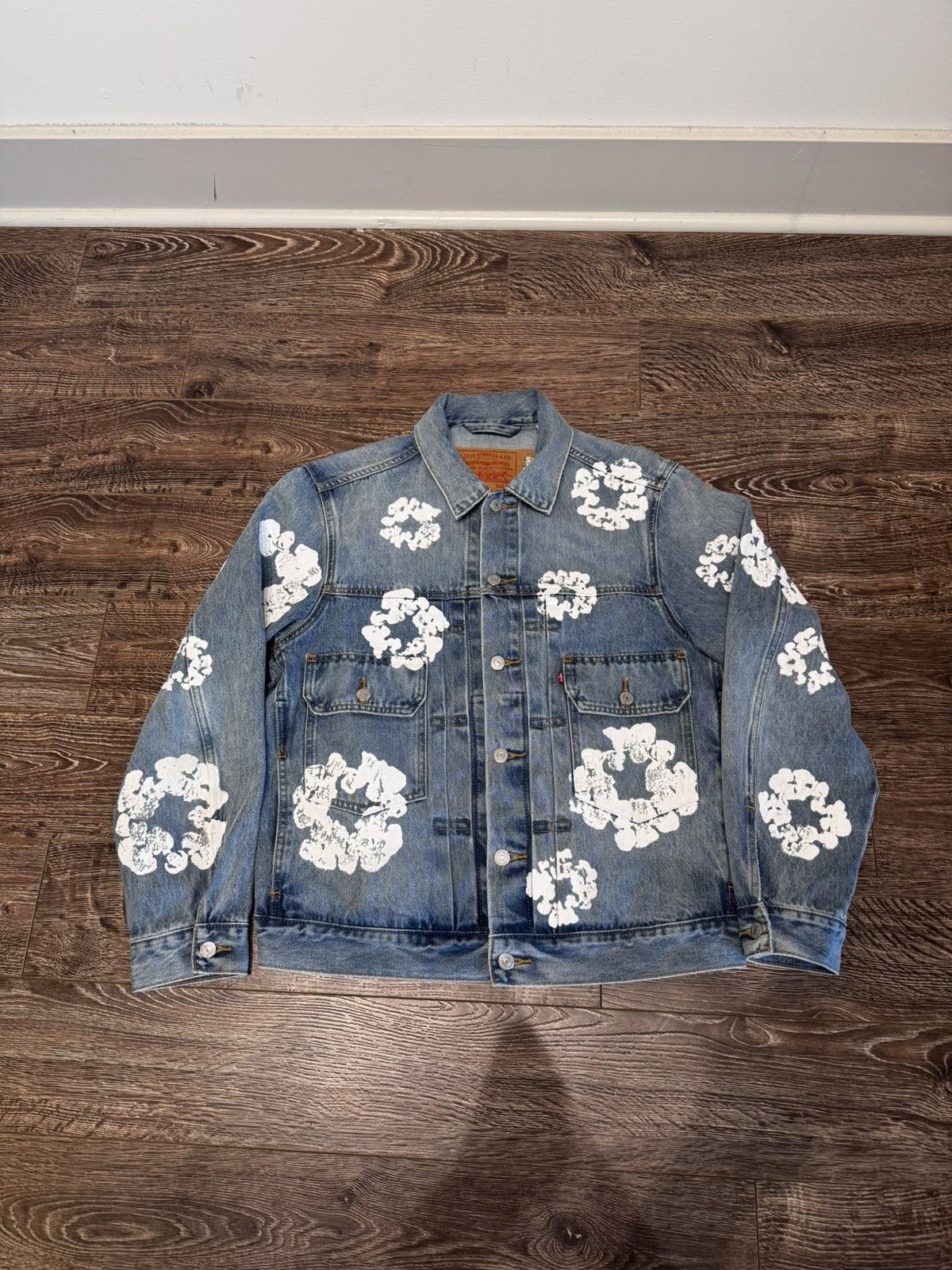 DENIM TEARS Denim tears cotton jean jacket Size US M / EU 48-50 / 2 - 1 Thumbnail
