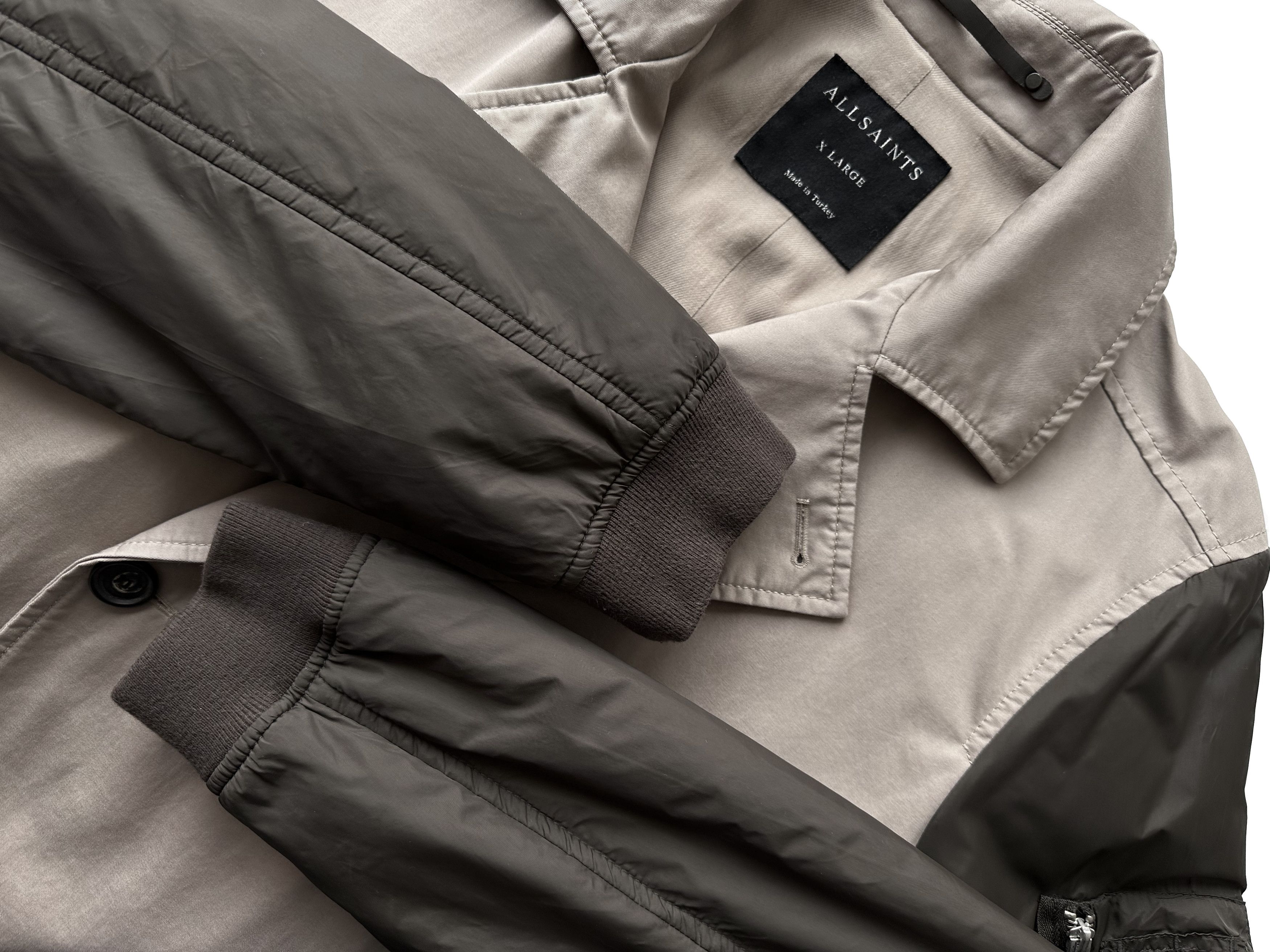 Allsaints All Saints Mac Gunner trench bomber Jacket Size US XL / EU 56 / 4 - 5 Thumbnail