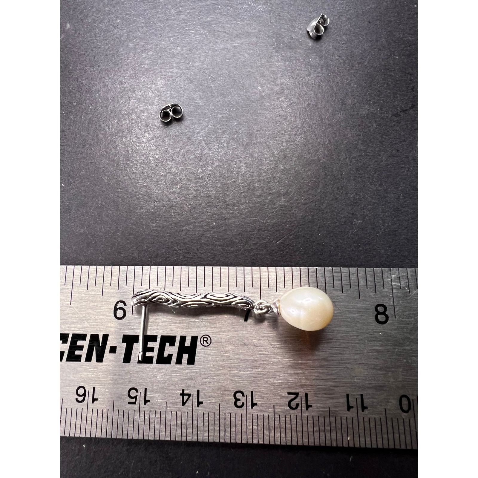 Other Thai sterling silver freshwater pearl drop earrings Size ONE SIZE - 8 Thumbnail