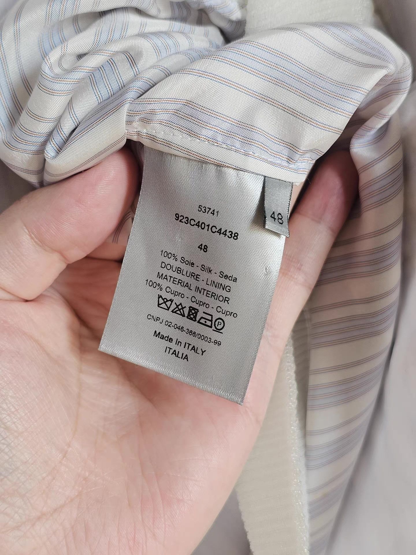 Dior Dior Striped Bomber Jacket. Size US M / EU 48-50 / 2 - 7 Thumbnail