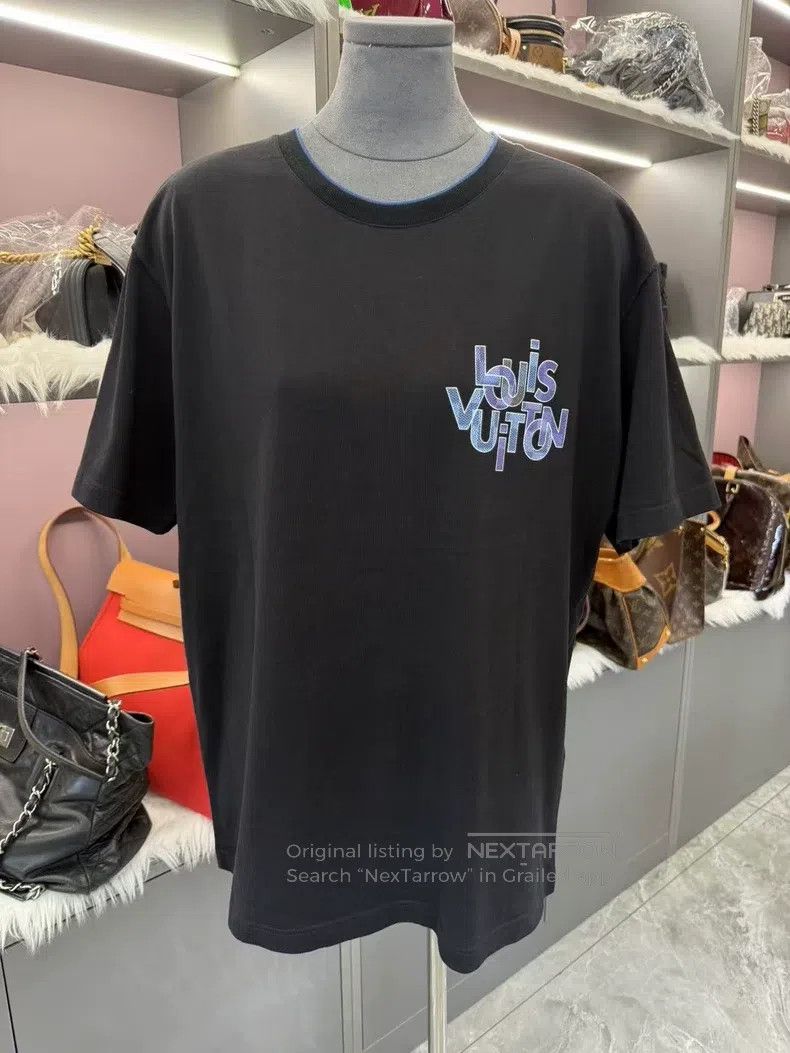 Louis Vuitton Louis Vuitton Checkerboard monogrammed half-sleeve T-shirt Size US L / EU 52-54 / 3 - 4 Thumbnail