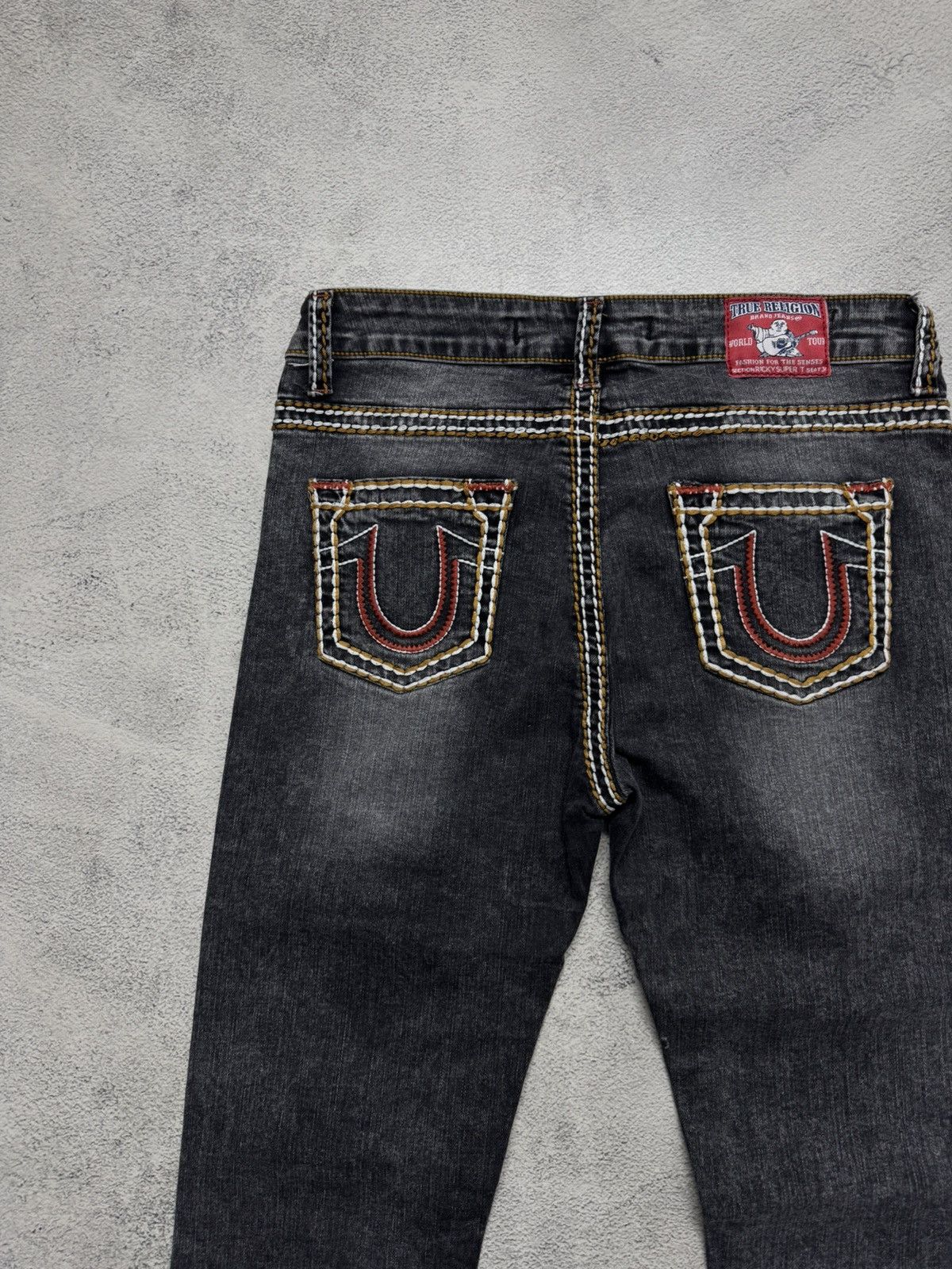 True Religion Vintage Y2k True Religion USA Denim Jeans 90’s Size 33" - 8 Thumbnail