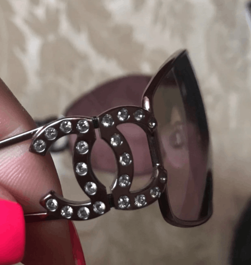 Chanel CHANEL SUNGLASSES 4073 Rhinestones CC 4017 Vintage Iconic Size ONE SIZE - 4 Thumbnail