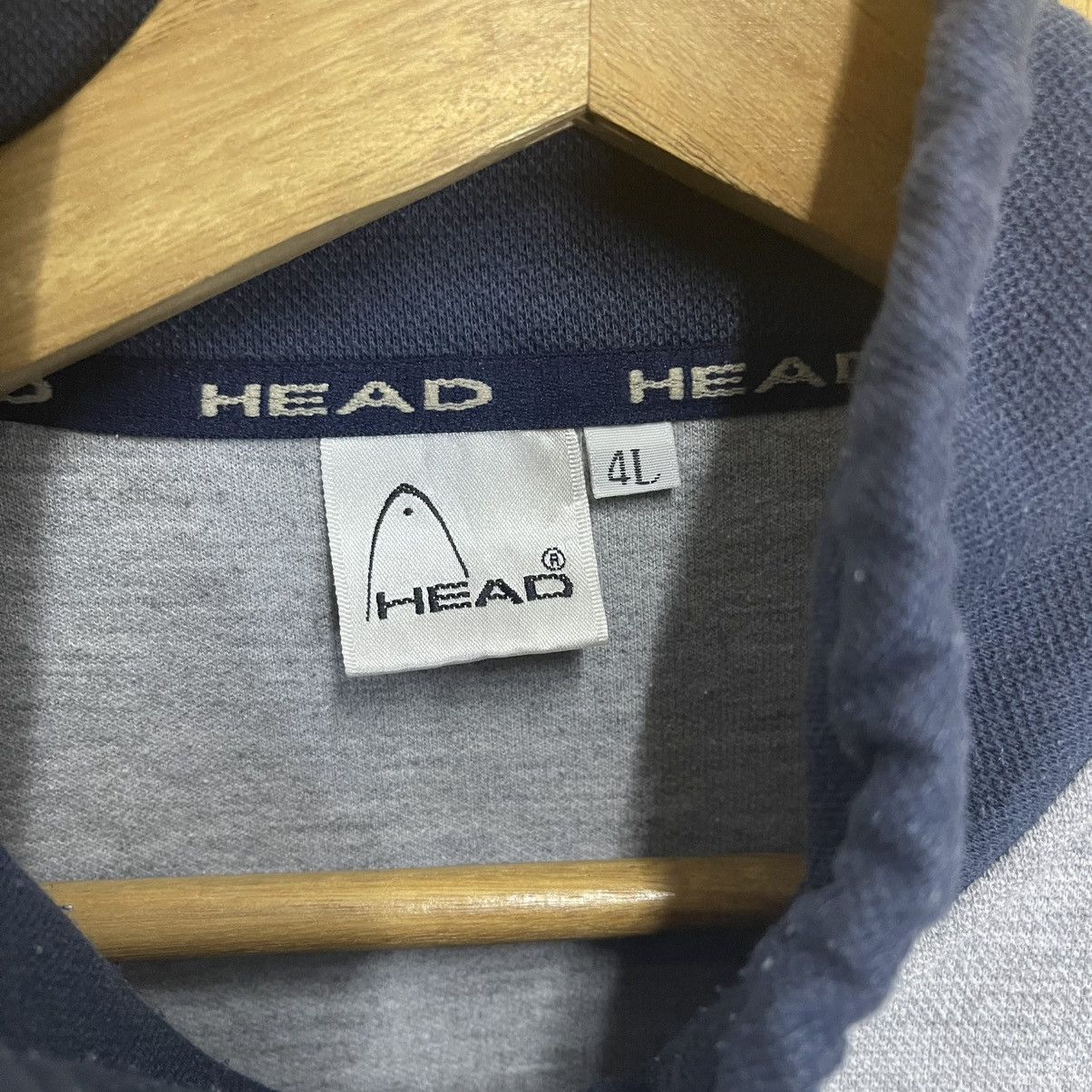 Japanese Brand × Vintage Vintage 90s Head Halfzip Sweatshirt Size US XXL / EU 58 / 5 - 8 Thumbnail