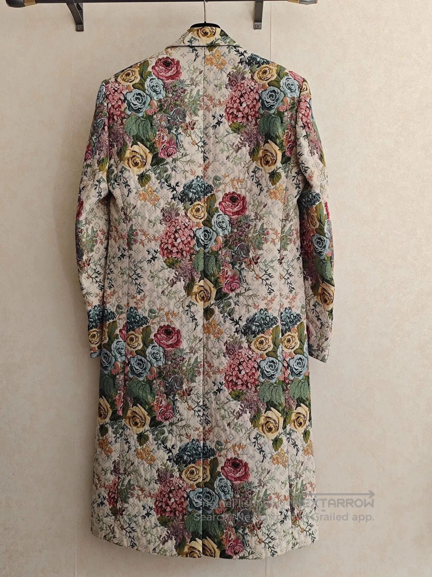 Louis Vuitton Louis Vuitton LV22FW Floral Monogram Wool Coat. Size US M / EU 48-50 / 2 - 2 Thumbnail