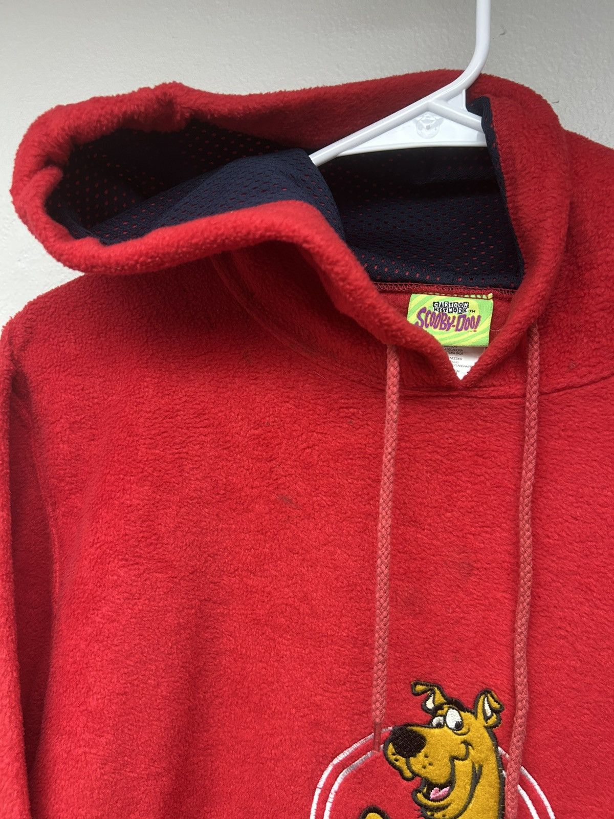 Cartoon Network Vintage Scooby Doo Embroidered Red Fleece Hoodie Size US M / EU 48-50 / 2 - 5 Thumbnail