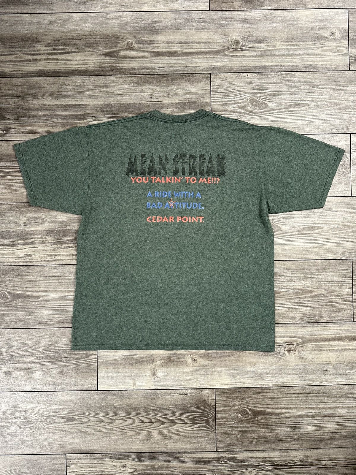 Other × Vintage Vintage Cedar Point Mean Streak T Shirt Size US XL / EU 56 / 4 - 2 Thumbnail