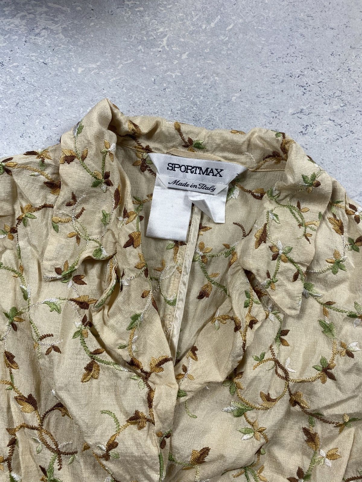 Sportmax SportMax by Max Mara Women’s Vintage Blouses Size US10 Size L / US 10 / IT 46 - 8 Thumbnail