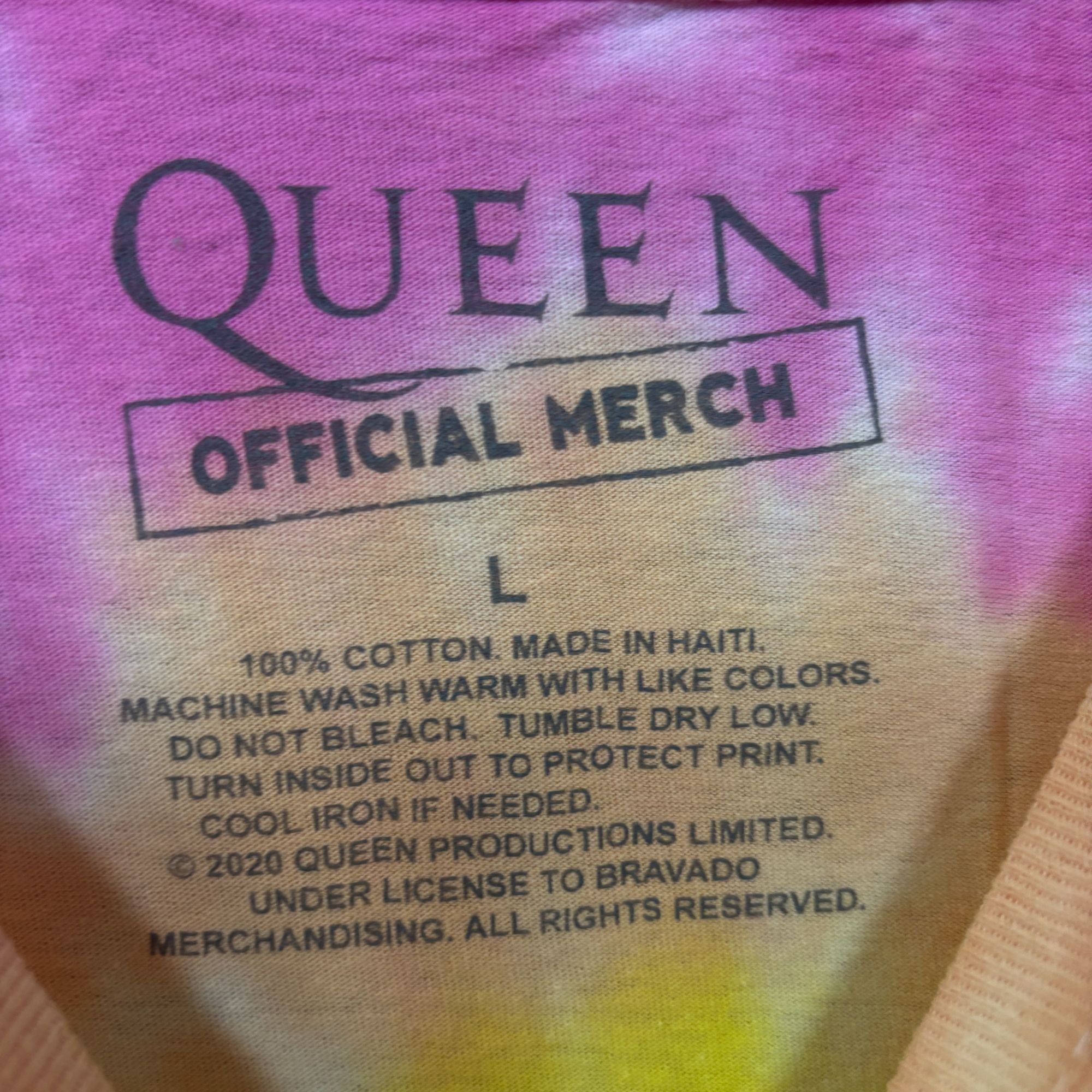 Band Tees Queen A Night at the Opera Bohemian Rhapsody Rock Tie Dye la Size US L / EU 52-54 / 3 - 4 Thumbnail