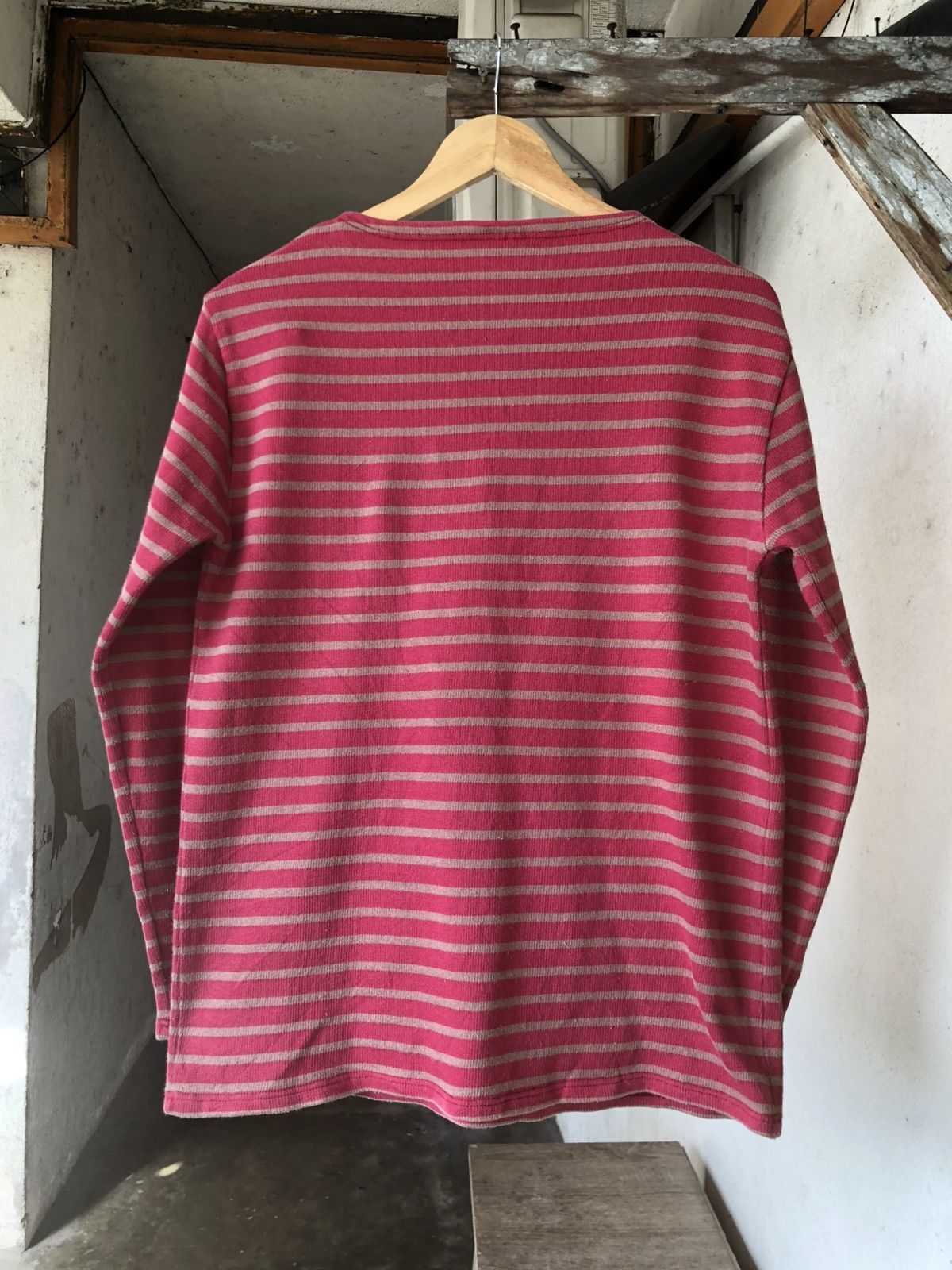 Saint James Vintage 90s Saint James Heavyweight Cotton Striped Breton Size US M / EU 48-50 / 2 - 2 Thumbnail
