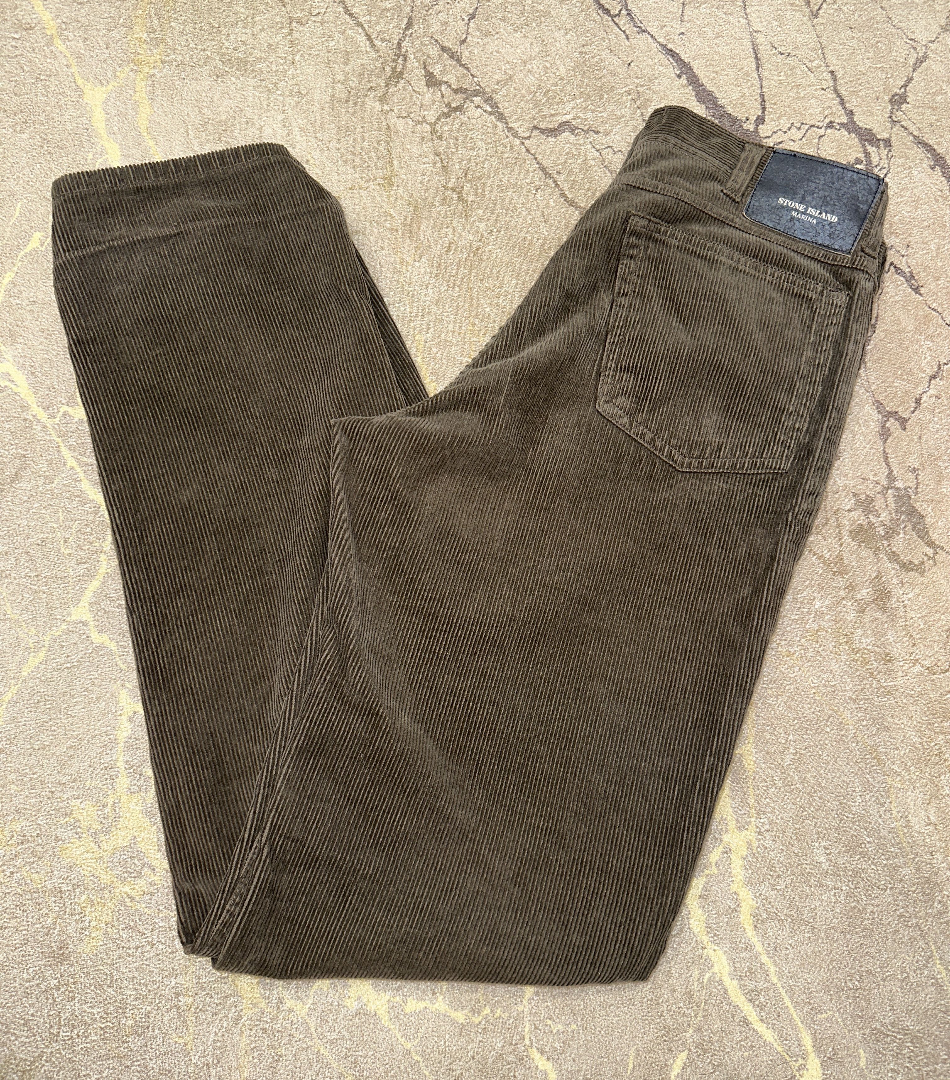 Stone Island Archive Stone Island Marina 1997 Corduroy Trousers Size 46 Size US 30 / EU 46 - 2 Thumbnail