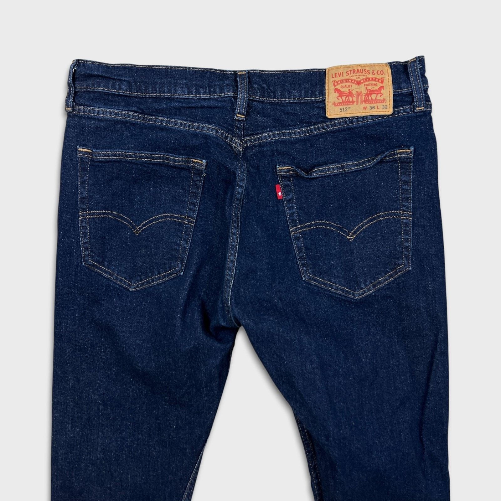 Levi's Levi's 512 Jeans 36x30 Slim Taper Leg Mid Rise Stretch Denim Size US 36 / EU 52 - 6 Thumbnail