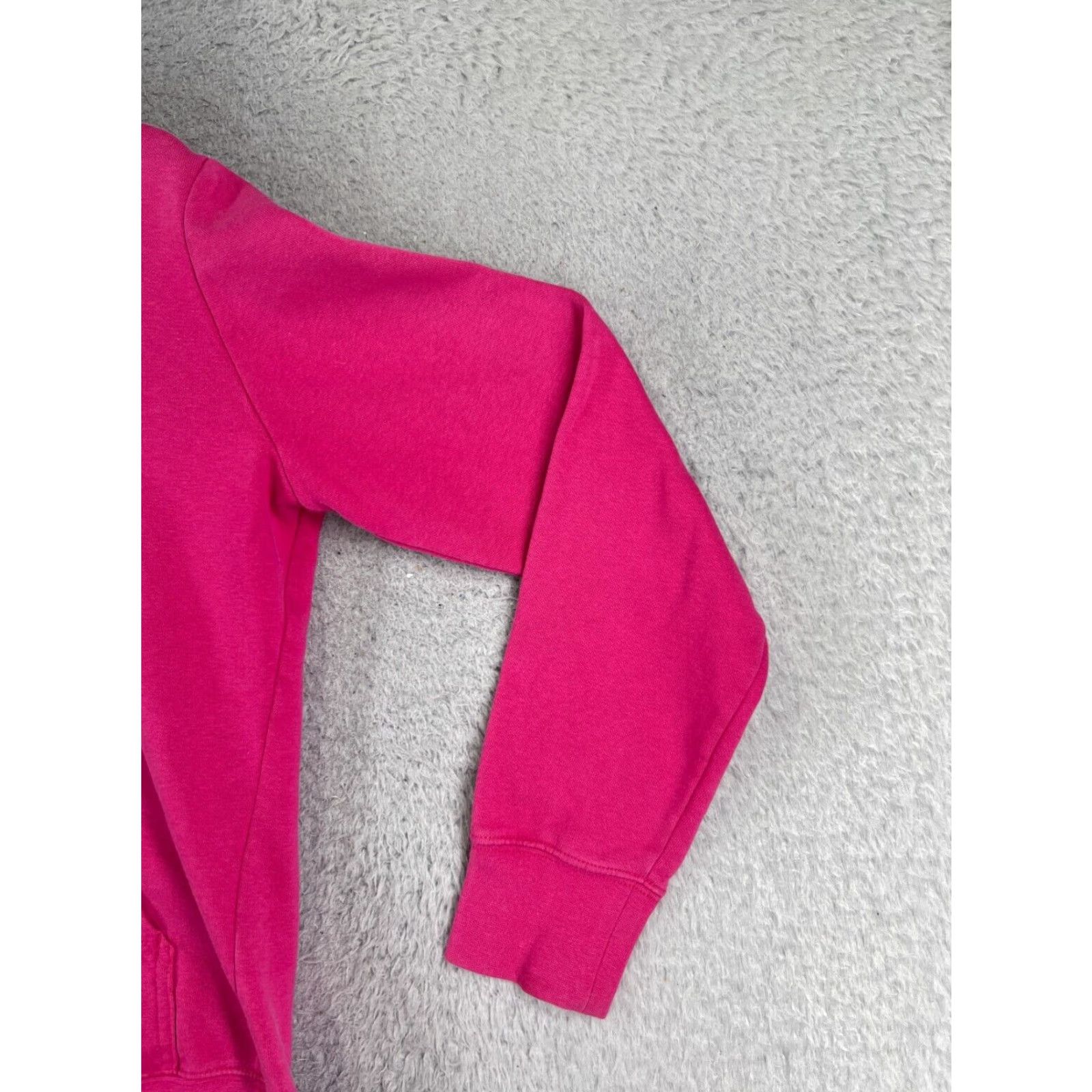 The North Face VINTAGE The North Face Hoodie Sweater Womens Small Pink Cotton Jersey Pullover Logo Pocket Activewear Size S / US 4 / IT 40 - 2 Thumbnail