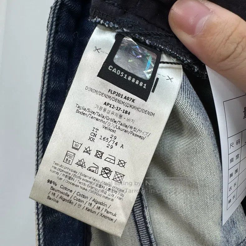 Fendi Fendi Karl Lagerfeld Washed Denim Pants Size US 29 - 7 Thumbnail