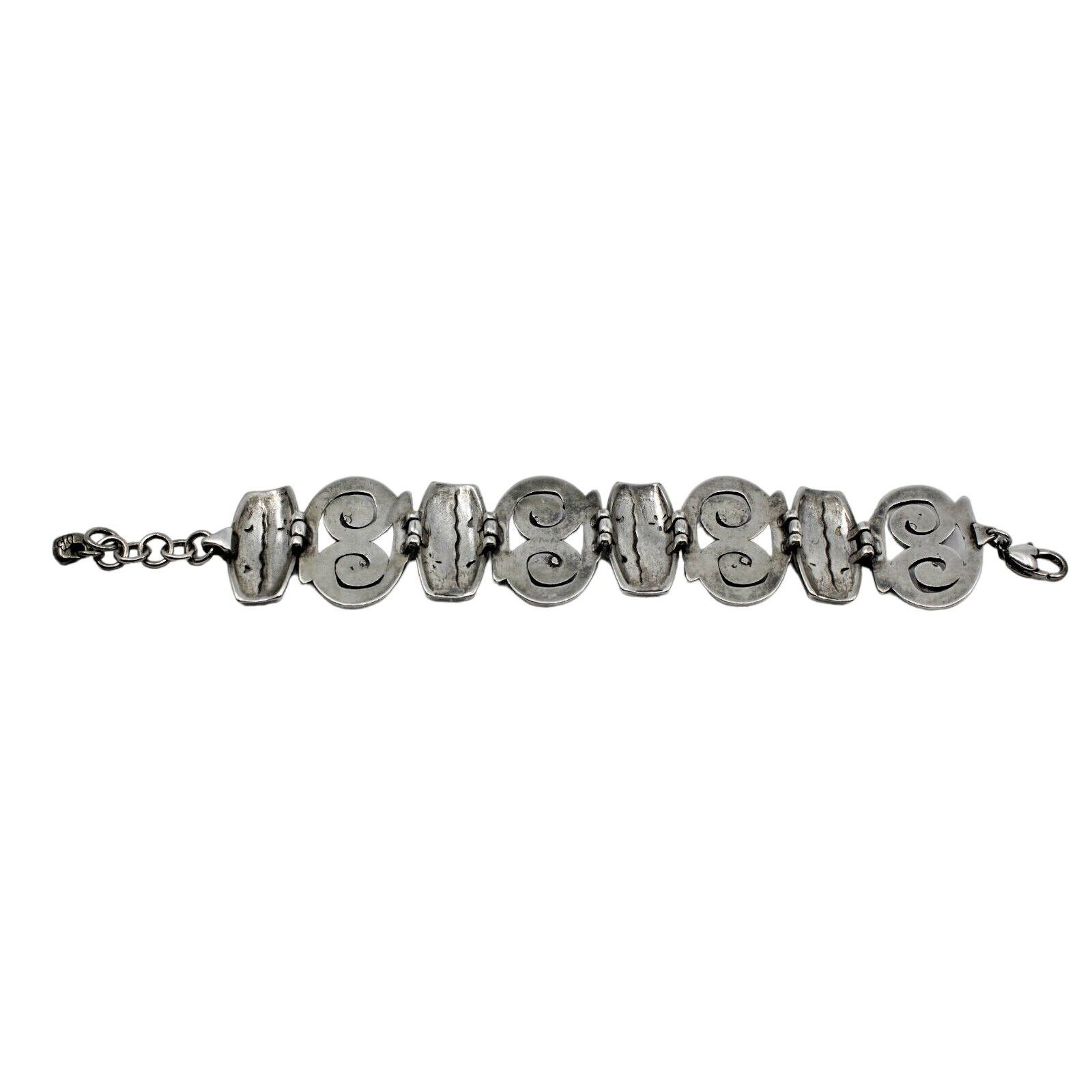 Brighton A5 Flawless BRIGHTON Signature Silvertone Large Bracelet Size ONE SIZE - 4 Thumbnail