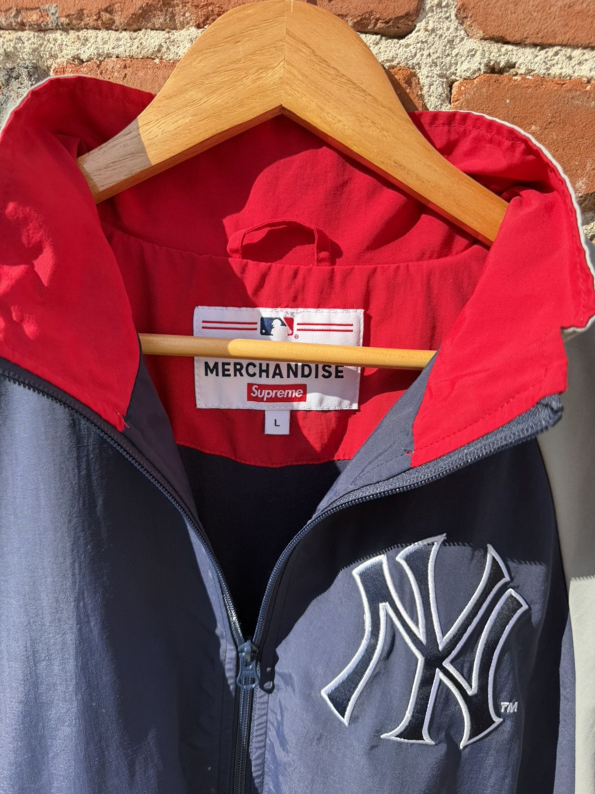 MLB × Supreme Supreme x Yankee Track Jacket Size US L / EU 52-54 / 3 - 4 Thumbnail