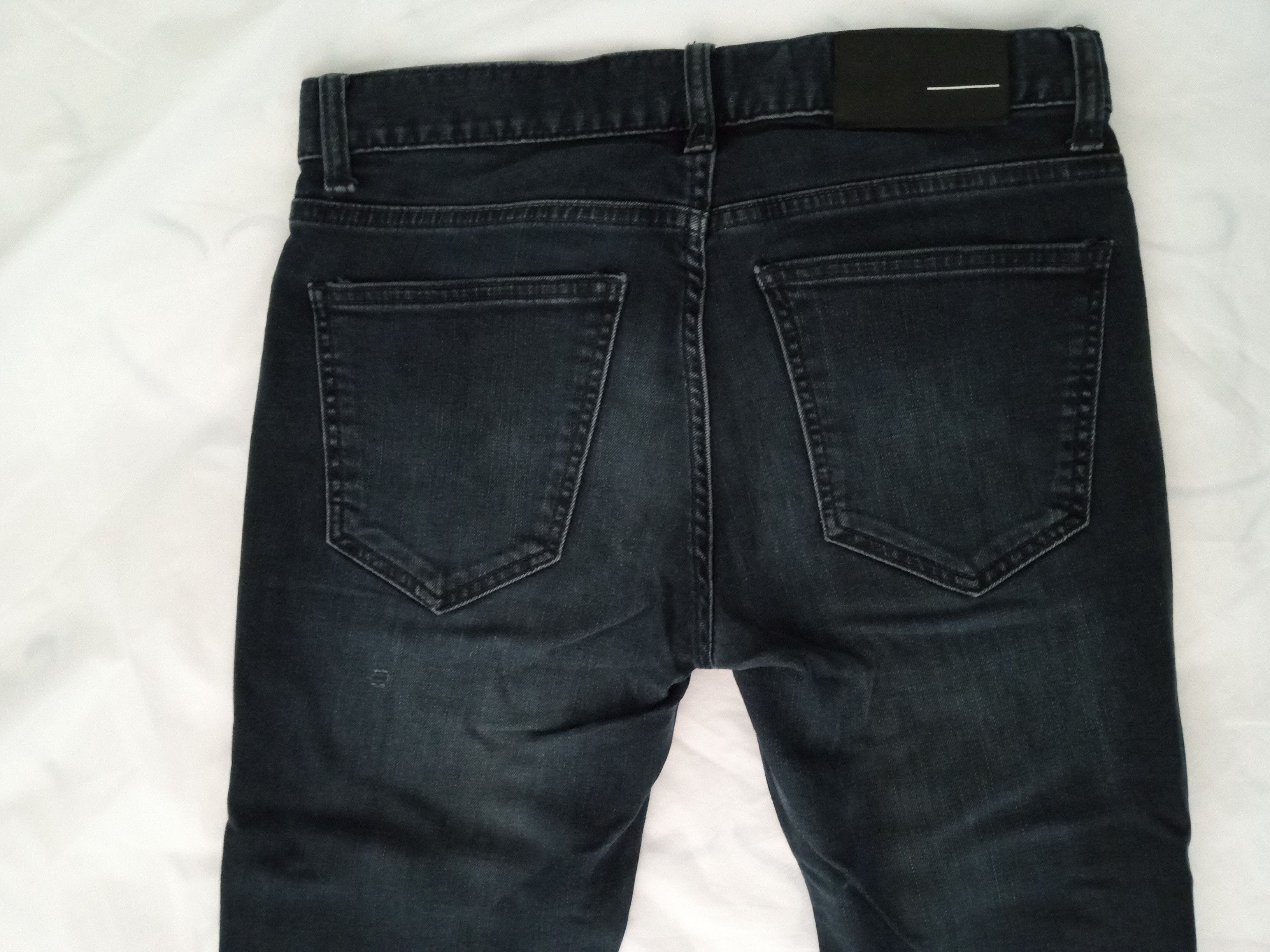 Blk Dnm BLK DNM mens slim fit black jeans denim 32 x 31 Size US 32 / EU 48 - 3 Thumbnail