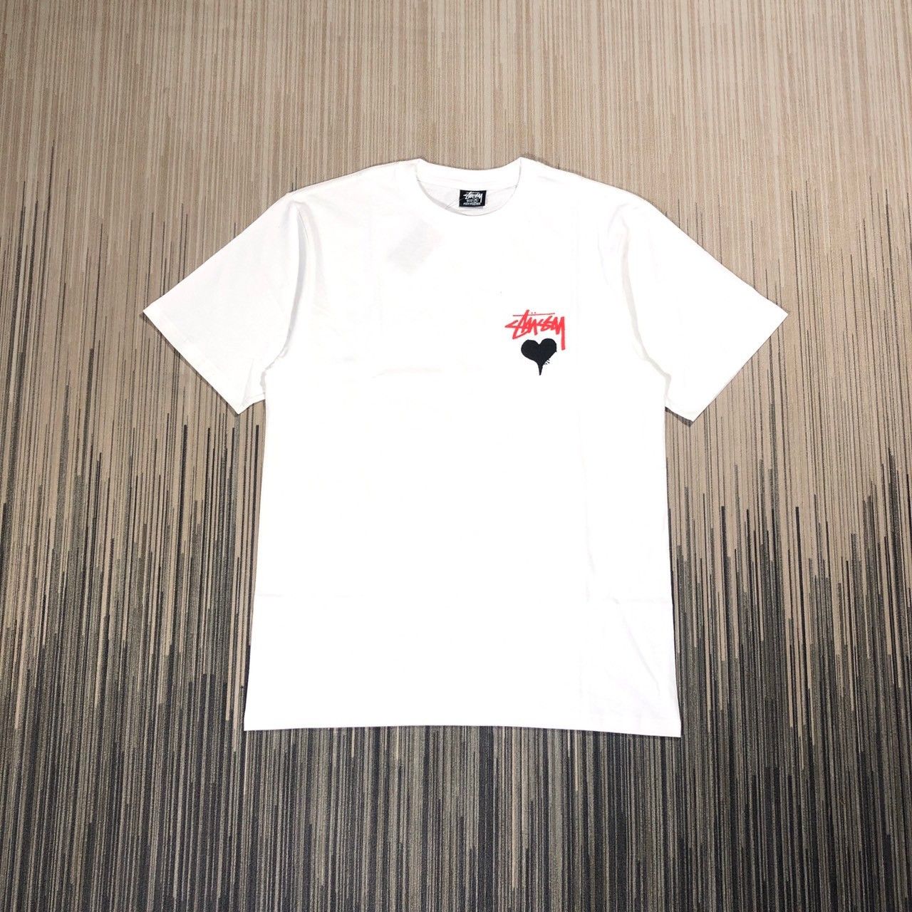 Stussy × Vintage Stussy Stock Heart Tee Size US L / EU 52-54 / 3 - 2 Thumbnail