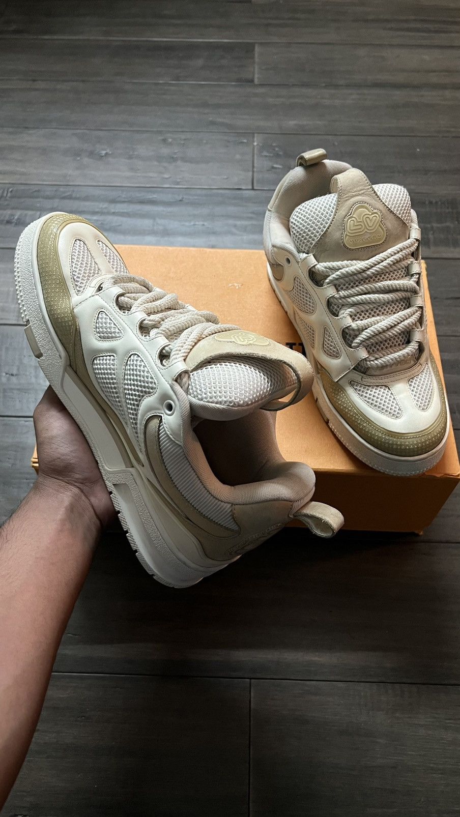 Louis Vuitton Louis Vuitton Beige Skates Size US 8 / EU 41 - 3 Thumbnail