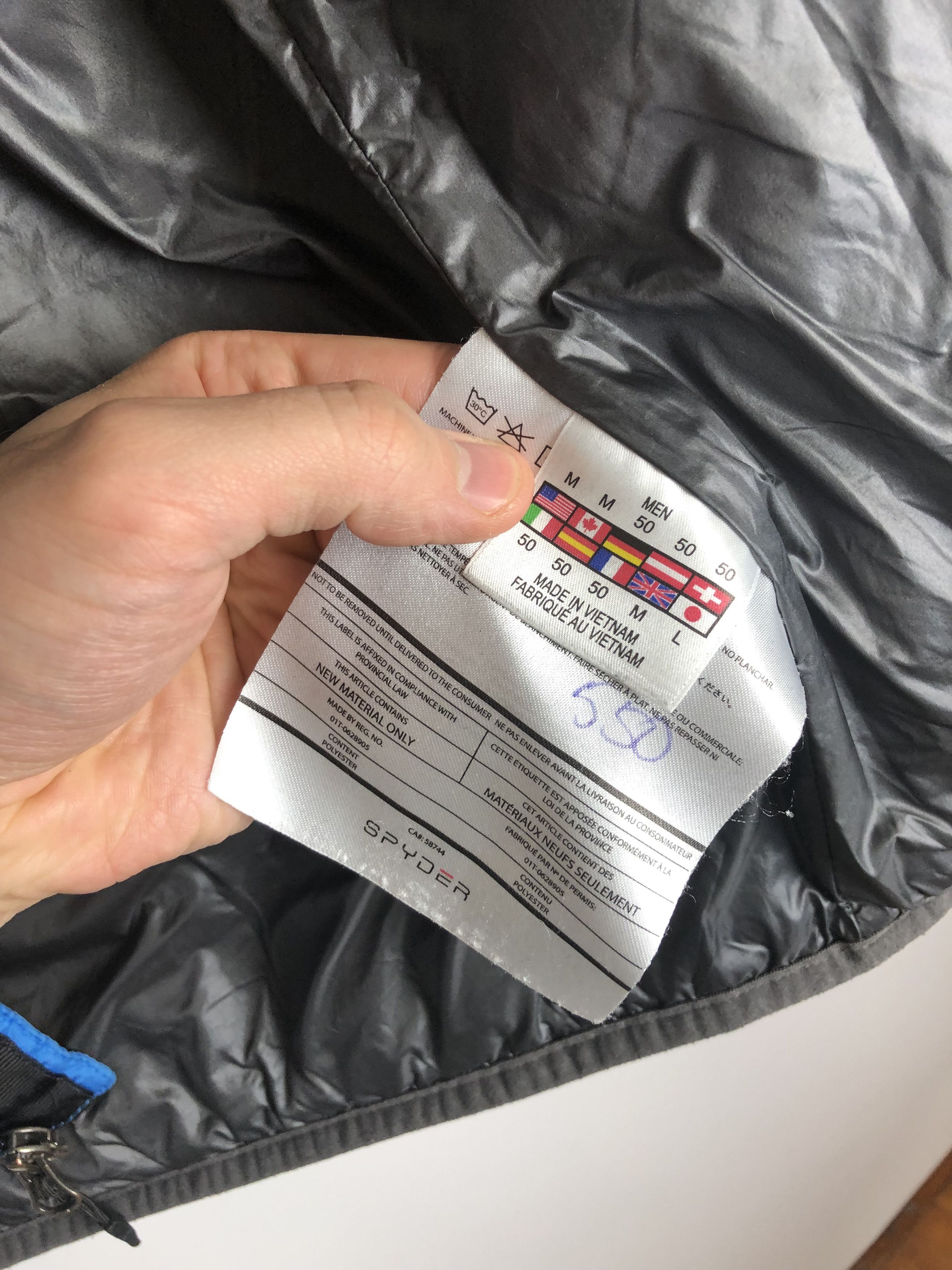 Spyder Spyder Puffer Jacket Blue size M Size US M / EU 48-50 / 2 - 12 Thumbnail