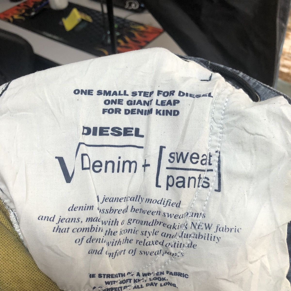 Diesel Diesel Blue streetwear Denim sweatPants #A2118 Size US 32 / EU 48 - 22 Thumbnail