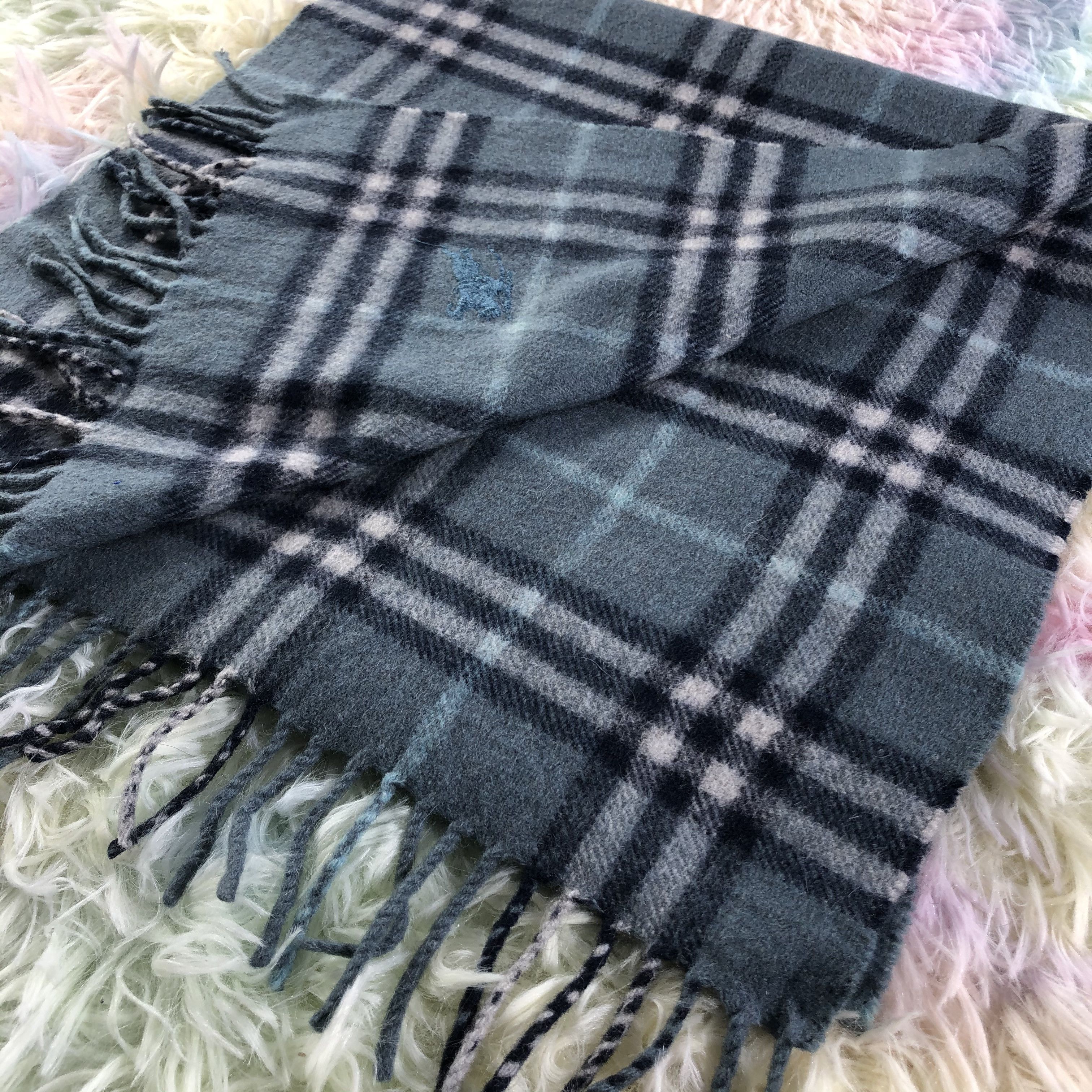 Burberry × Vintage Burberry Scarf / Muffler / Neckwear - KM419 Size ONE SIZE - 5 Thumbnail