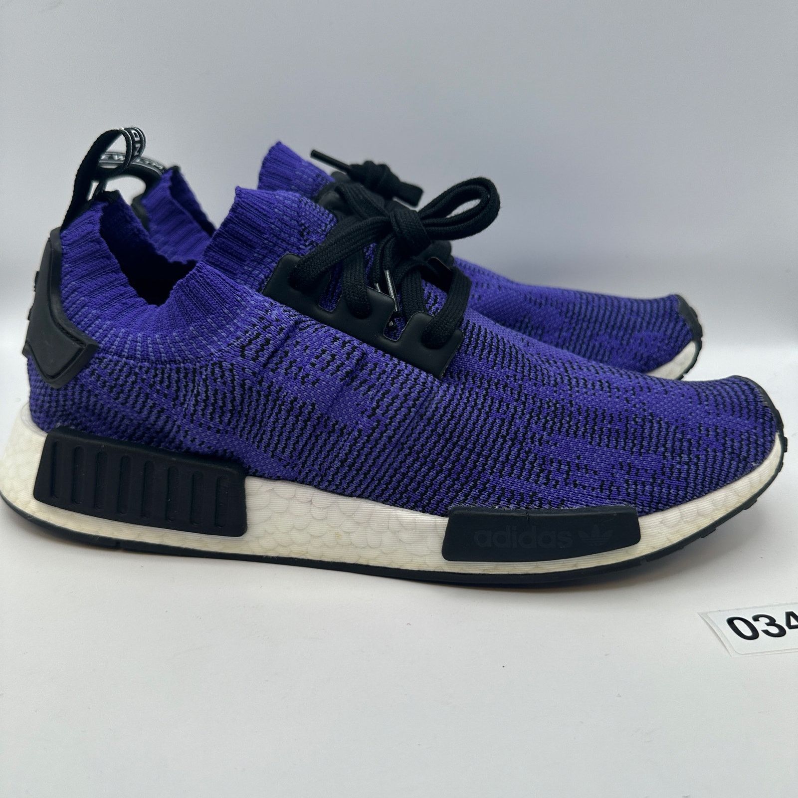 Adidas ADIDAS Men's 10 NMD R1 PRIMEKNIT Energy Ink B37627 Size US 10 / EU 43 - 3 Thumbnail