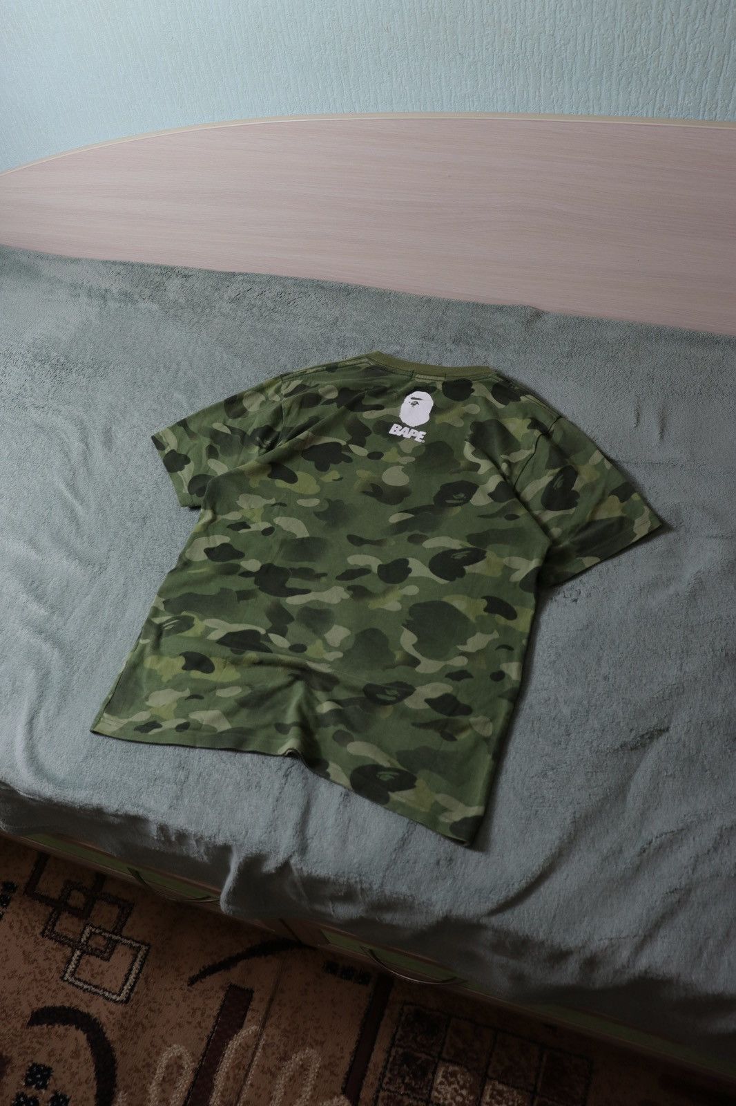 Bape BAPE A Bathing Ape Soldier Tee Camo Green Size M Military Size US M / EU 48-50 / 2 - 2 Thumbnail