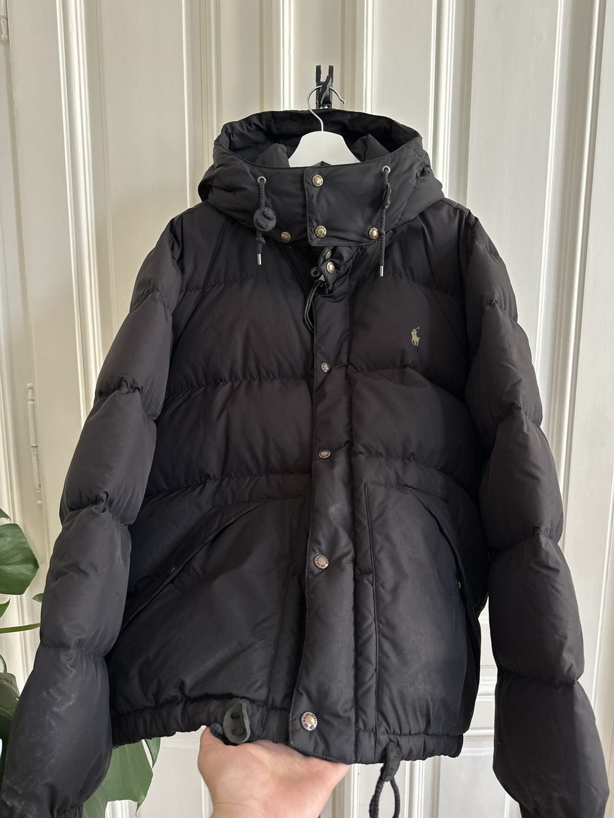 Polo Ralph Lauren Polo Ralph Lauren Vintage Rare Cropped Down Puffer Jacket Size US L / EU 52-54 / 3 - 3 Thumbnail
