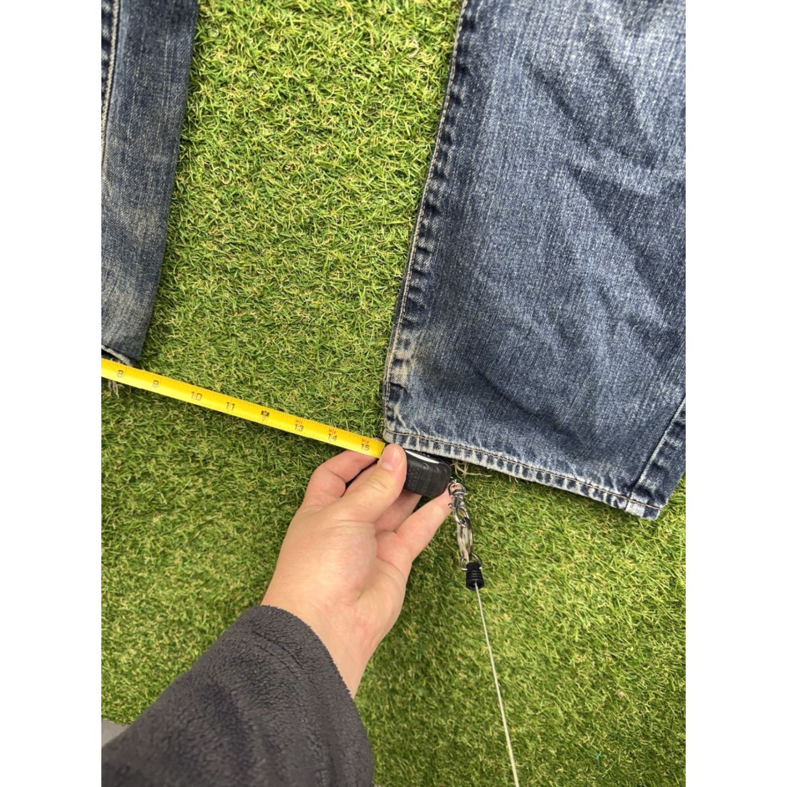 Guess VINTAGE GUESS Jeans 30x32 Rebel Straight Leg Denim Jeans Mens 90s 80s Blue Medium Wash 5-Pocket Pattern Solid 90s Theme Size US 30 / EU 46 - 5 Thumbnail