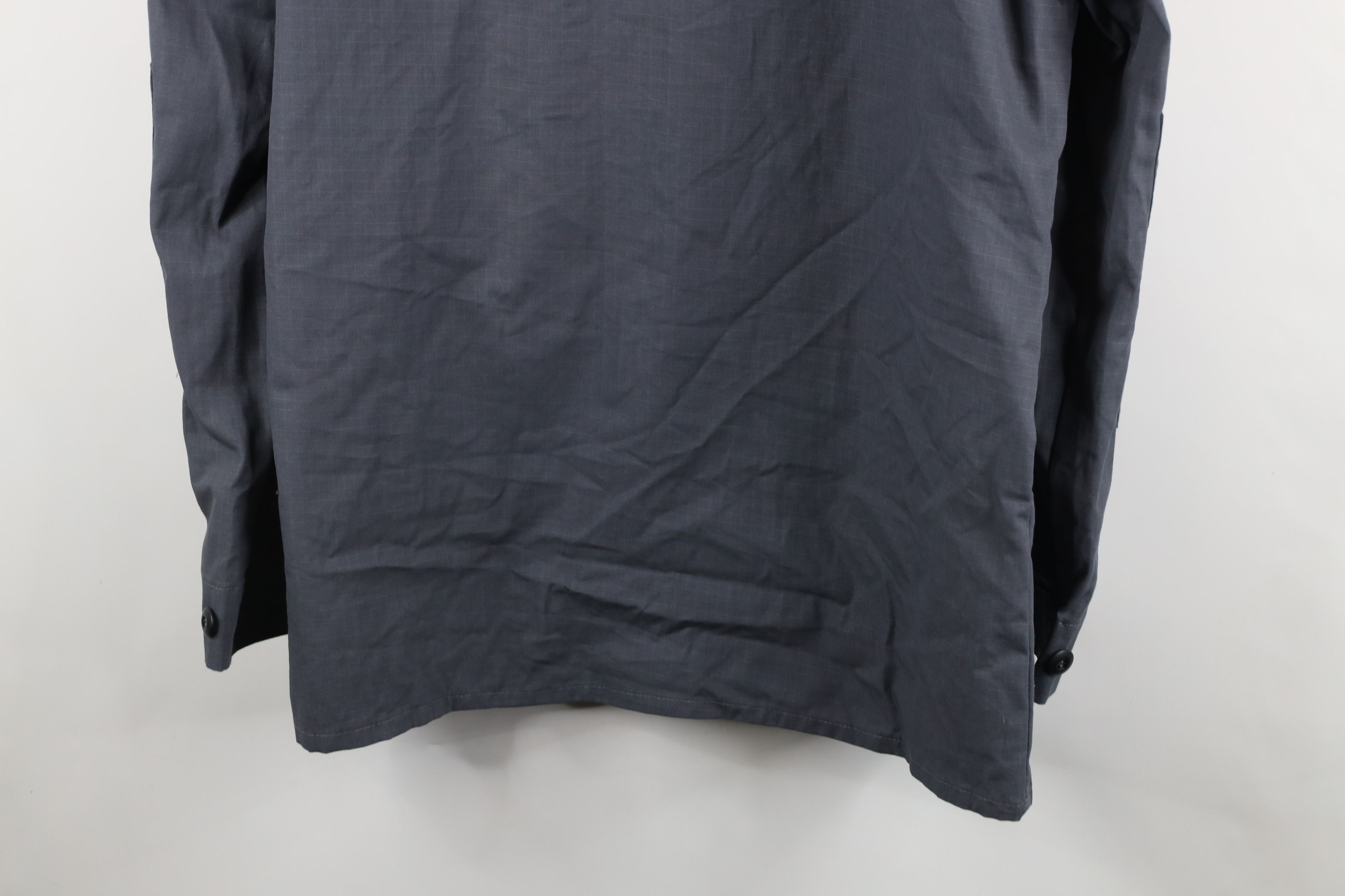 Vintage Vintage 90s Military Ripstop Tactical Button Shirt Gray USA Size US XL / EU 56 / 4 - 14 Thumbnail