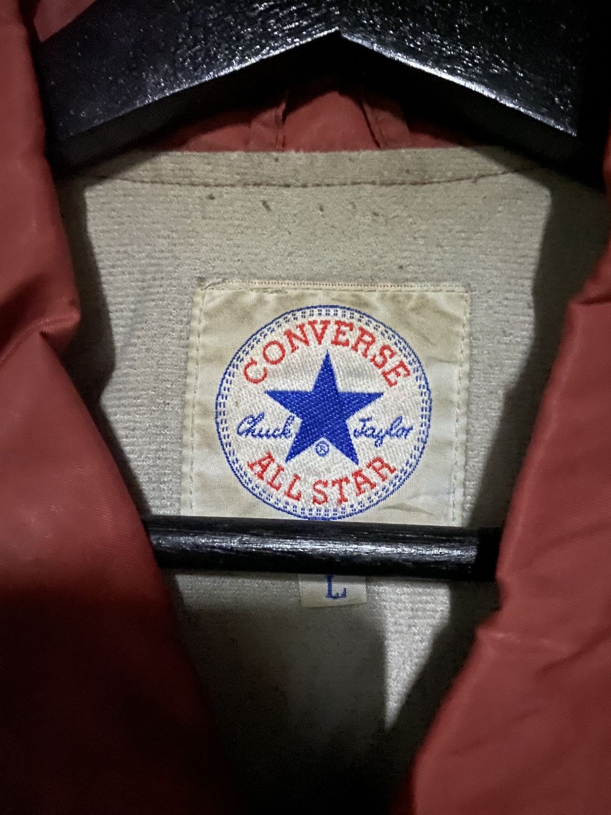 Converse Vintage Converse Chuck Taylor Coaches Jacket – Maroon Size US L / EU 52-54 / 3 - 7 Thumbnail