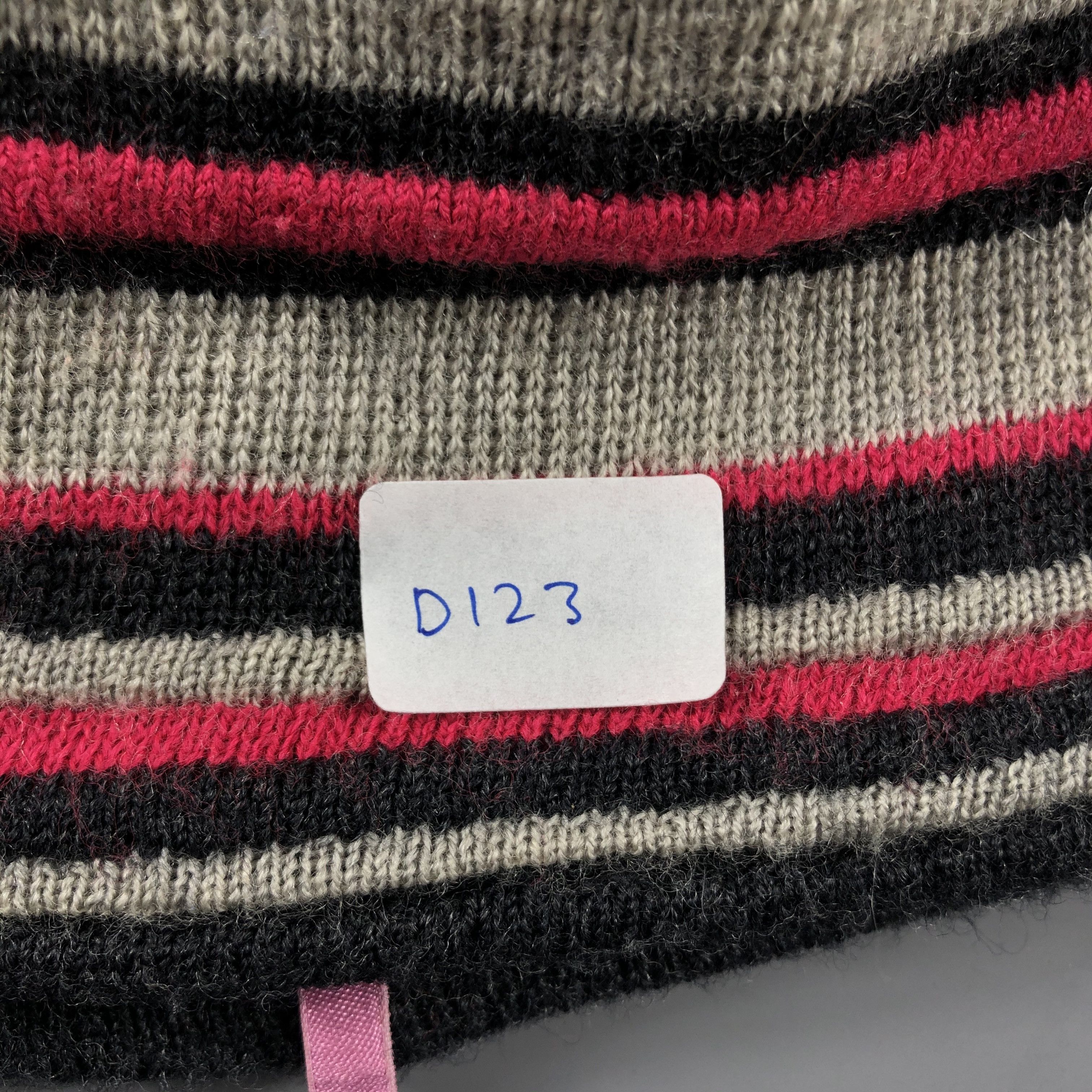 Other × Vintage Womens Moon Shadow Stripe Beanie Snow Hat Snow Cap -D123 Size ONE SIZE - 8 Thumbnail