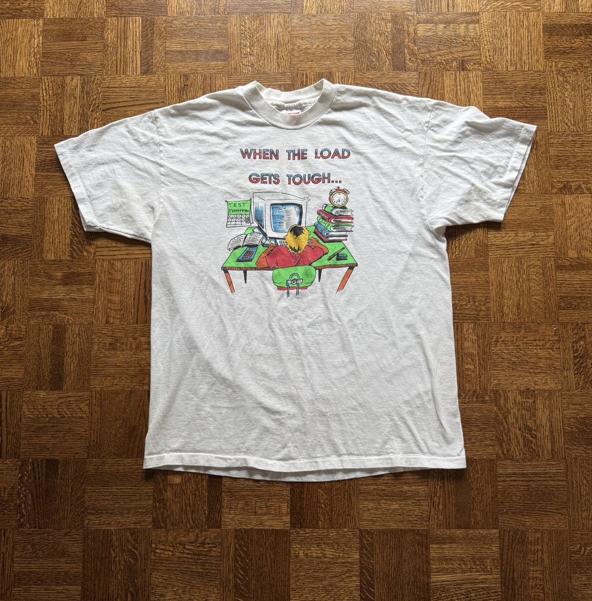 Vintage Vintage 90s Loaded Graphic Tee Size US XL / EU 56 / 4 - 1 Thumbnail