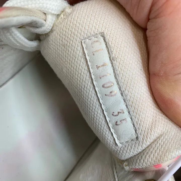 Louis Vuitton Louis Vuitton Pink and White Stellar Sneakers -2508 Size US 5 / IT 35 - 9 Thumbnail
