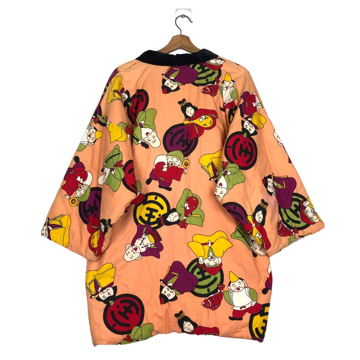 Japanese Brand 🔥Vtg Traditional Kimono Japan Cartoon FullPrint Paquerette Size US M / EU 48-50 / 2 - 8 Thumbnail