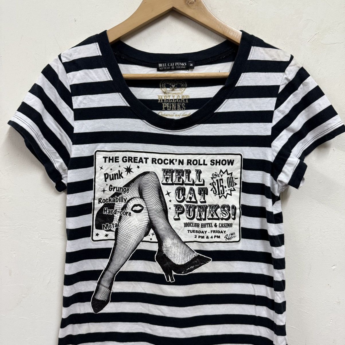 Seditionaries Hellcat Punks Tshirt Punk Grunge Rockabilly Size M / US 6-8 / IT 42-44 - 6 Thumbnail