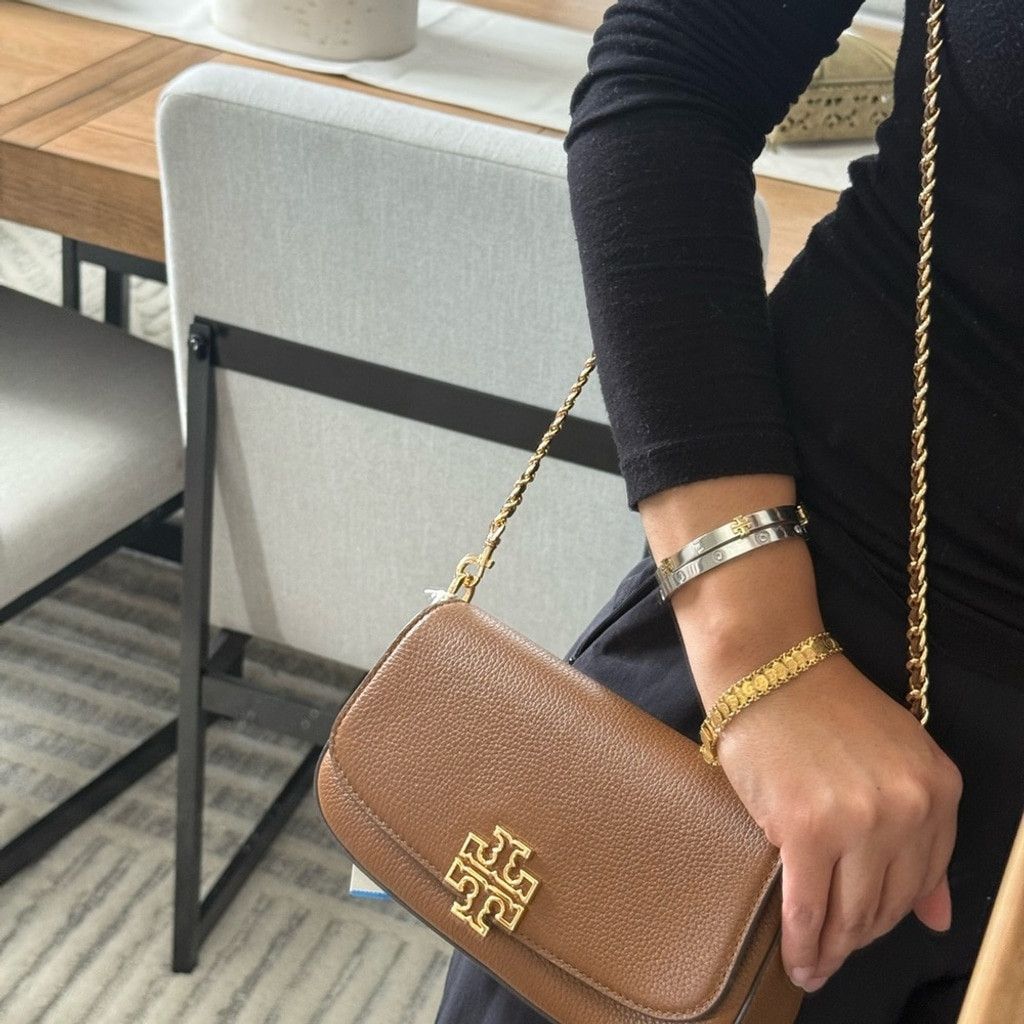 Tory Burch Tory Burch BRITTEN CONVERTIBLE CROSSBODY Leather Shoulder in Size ONE SIZE - 12 Thumbnail
