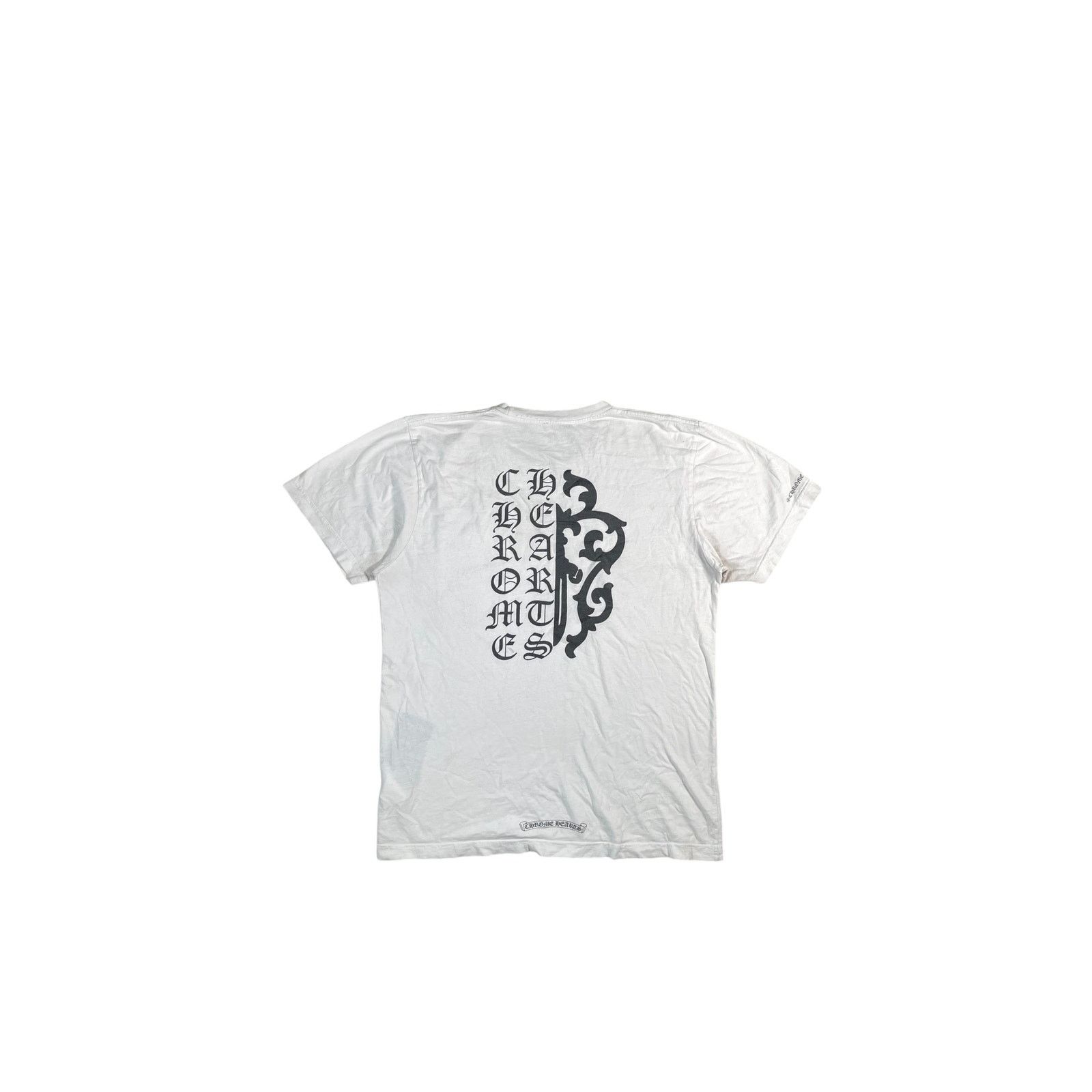 Chrome Hearts Chrome Hearts Vine Dagger White Tee Size US M / EU 48-50 / 2 - 2 Thumbnail