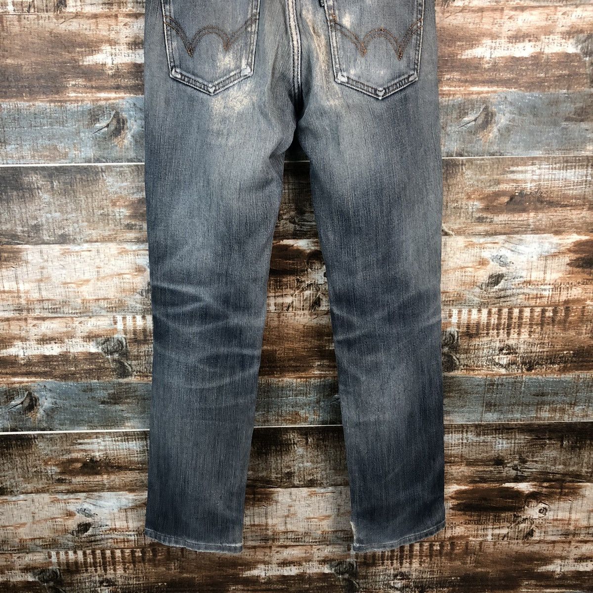 Edwin Edwin Blue Distressed ripped Denim Pants #A1440 Size US 29 - 18 Thumbnail