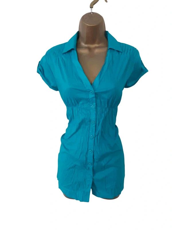 Vintage Vintage short sleeved shirt Size L / US 10 / IT 46 - 1 Thumbnail